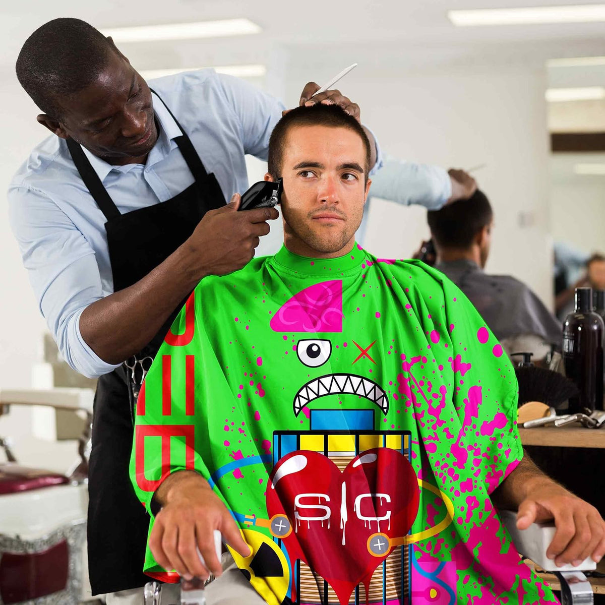 Stylecraft Kick Cover Barber Cape Water-Resistant Hair Cutting One Size