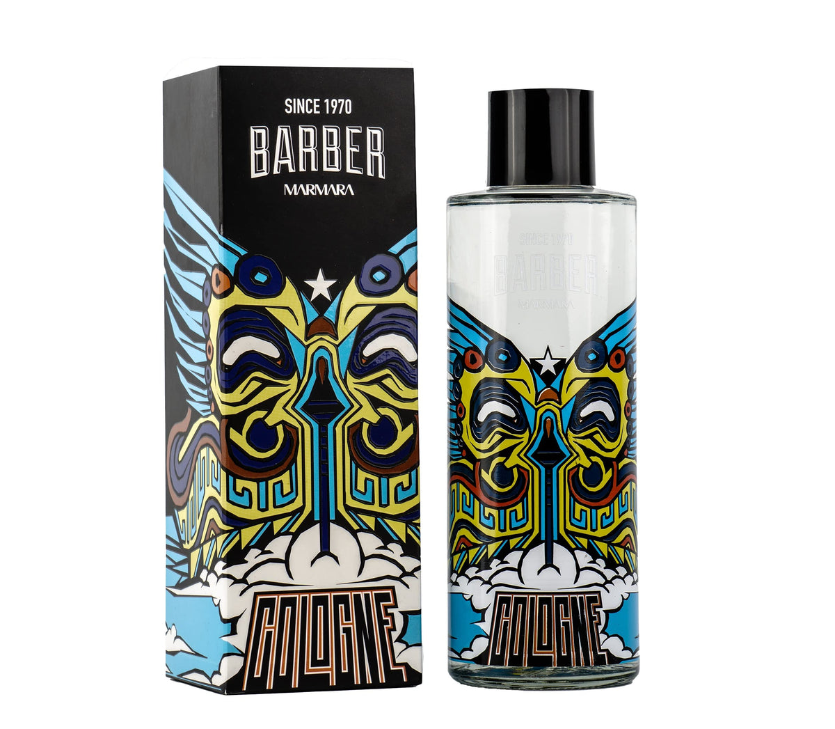 barber marmara No.3 Aftershave For Men, Turkish Eau De Cologne, Refreshing & Soothing, Moisturising & Cleansing.Leather, Cedarwood & Pacthouli Scent. Long Lasting Fragrance, 16.9 fl oz