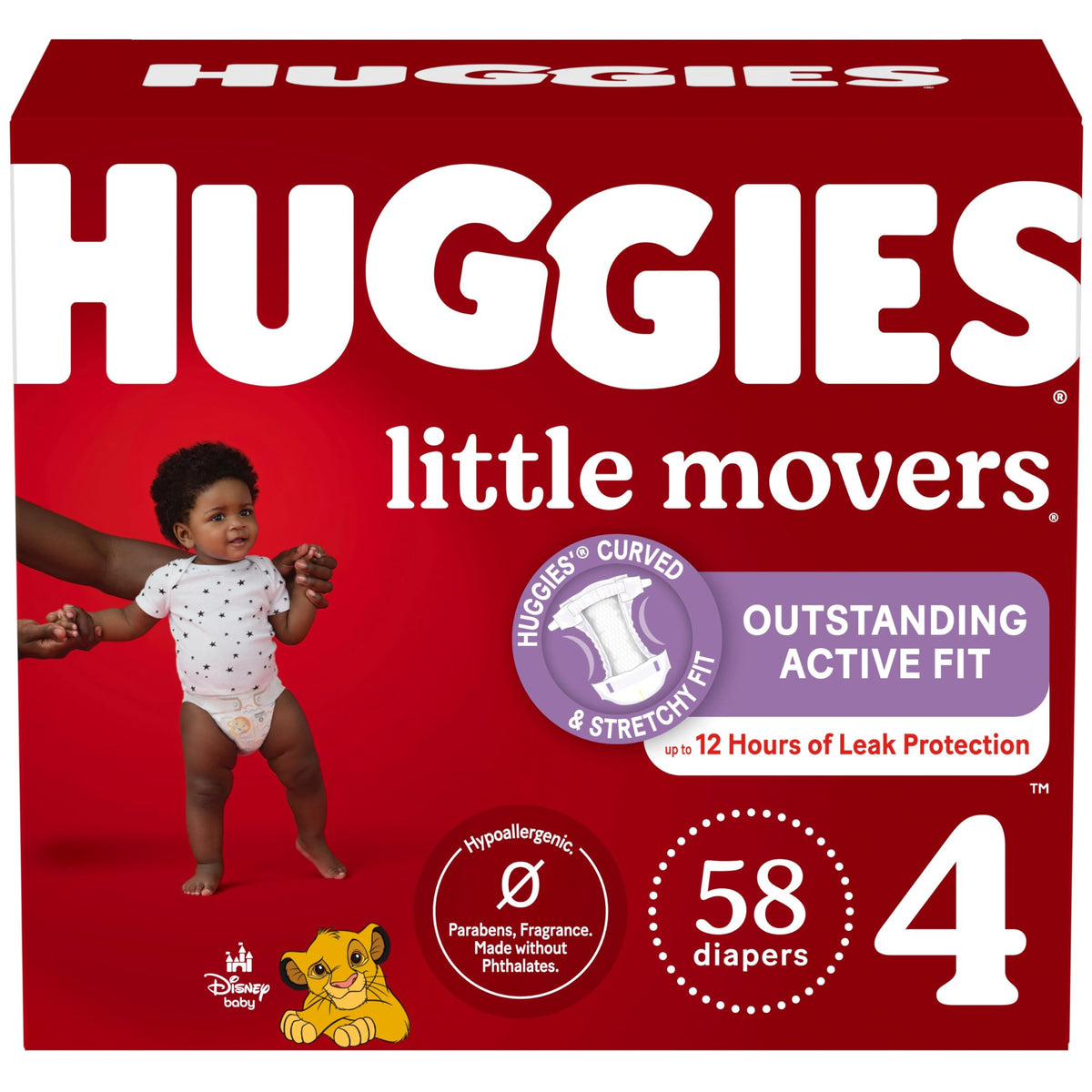 Huggies Little Movers Diapers Size 6, 84 Count
