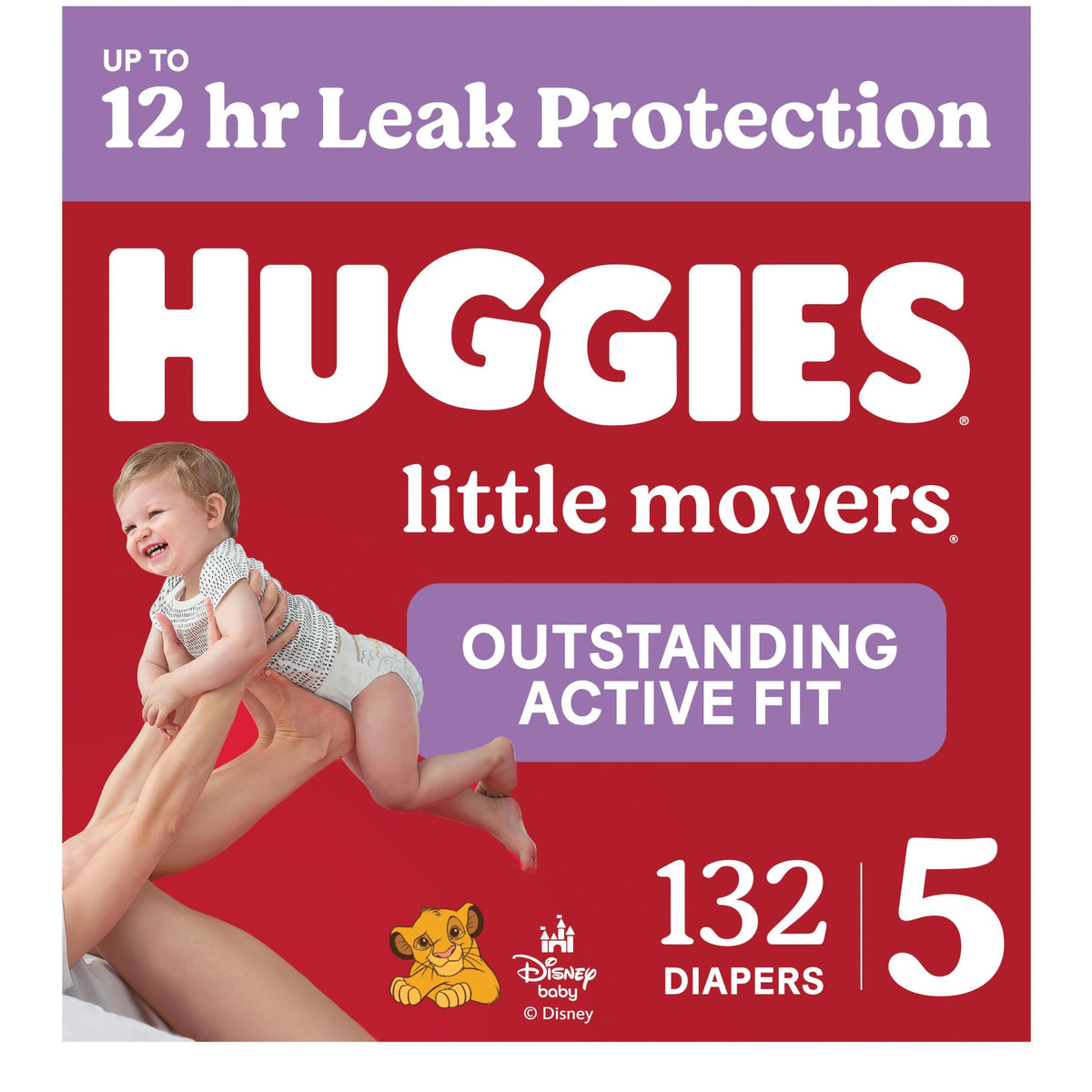 Huggies Little Movers Diapers Size 6, 84 Count