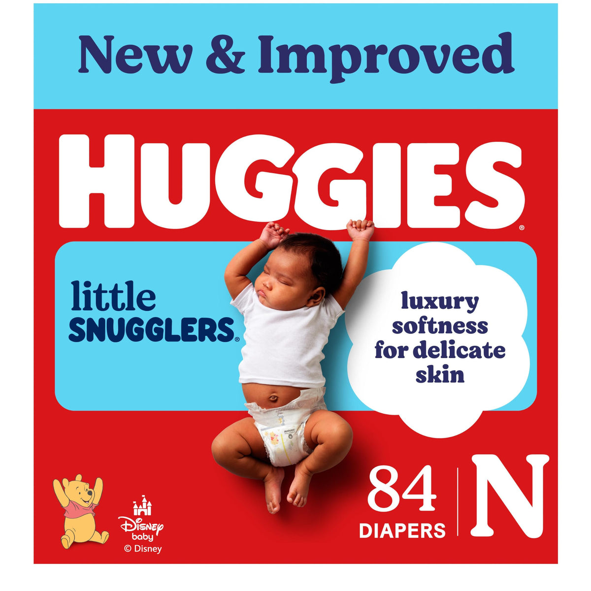 Huggies Little Snugglers Newborn Diapers, 31 Count