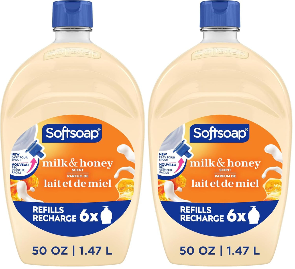 Softsoap Antibacterial Hand Soap Refill, White Tea & Berry Scent, 50 fl oz