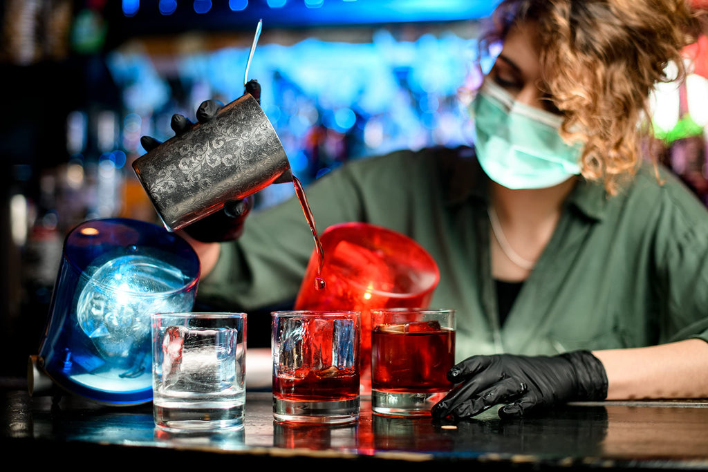 Cranberry Carbon Air Nitrile Gloves
