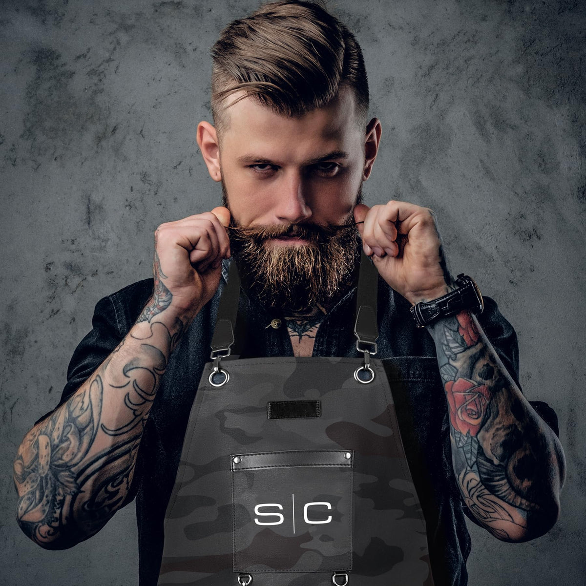 Stylecraft Heavy Weight Waterproof Professional Barber-Salon Apron