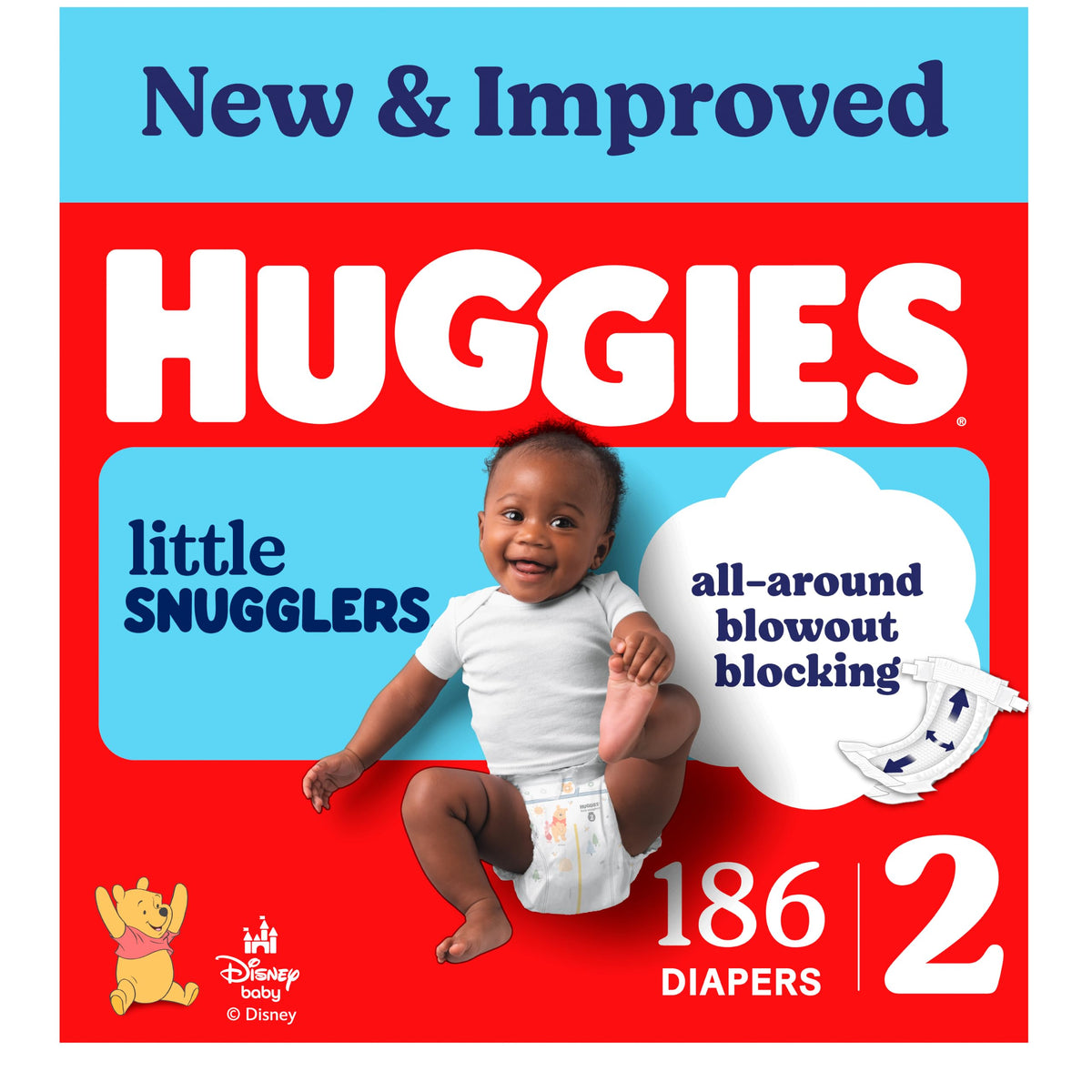 Huggies Little Snugglers Newborn Diapers, 31 Count