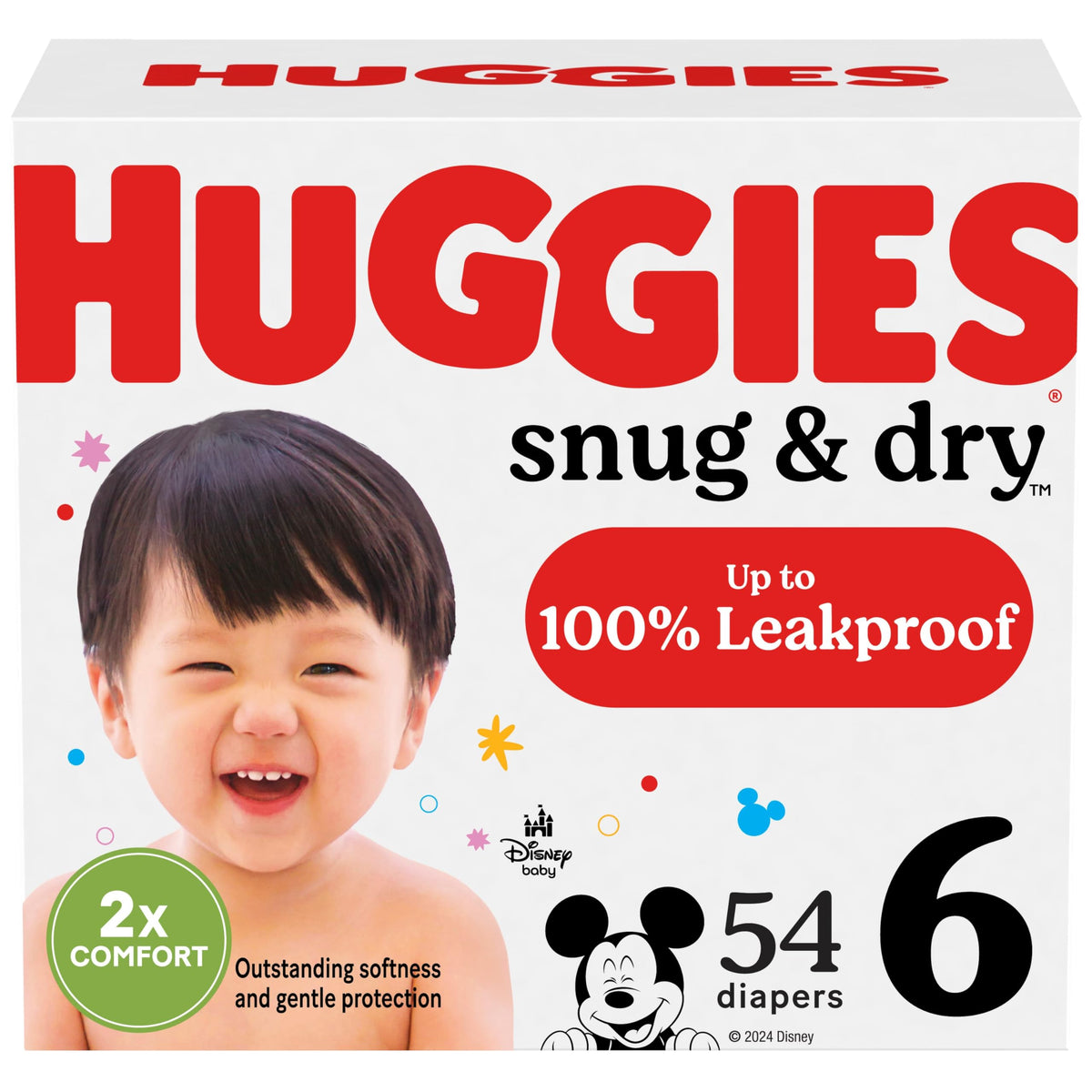 Huggies Snug & Dry Diapers Size 1, 44 Count