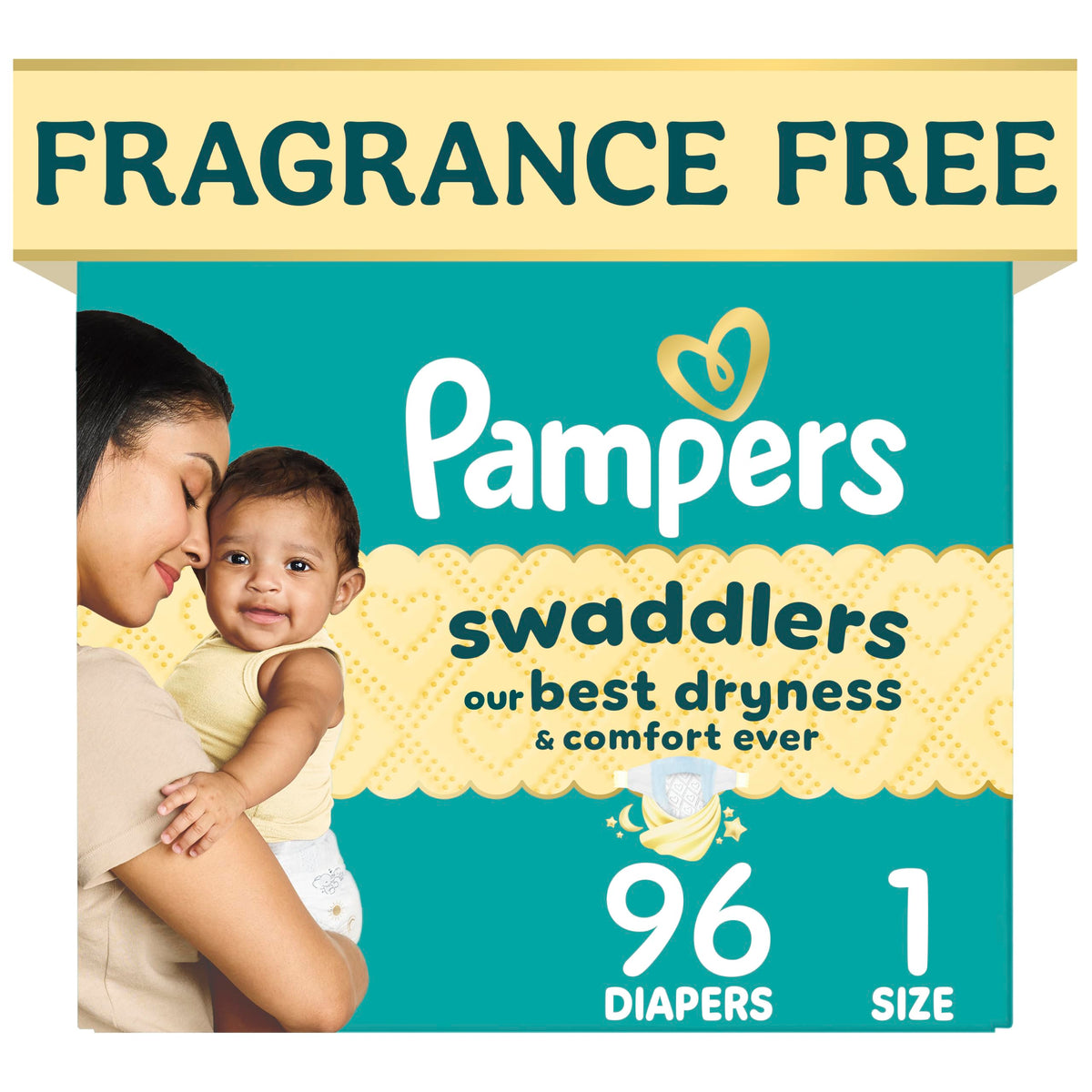 Swaddlers Diapers, Size 5 (20-37 lbs), 132 Count, Fragrance Free, Hypoallergenic, Absorbent, Pediatrician Recommended, Skin Safe