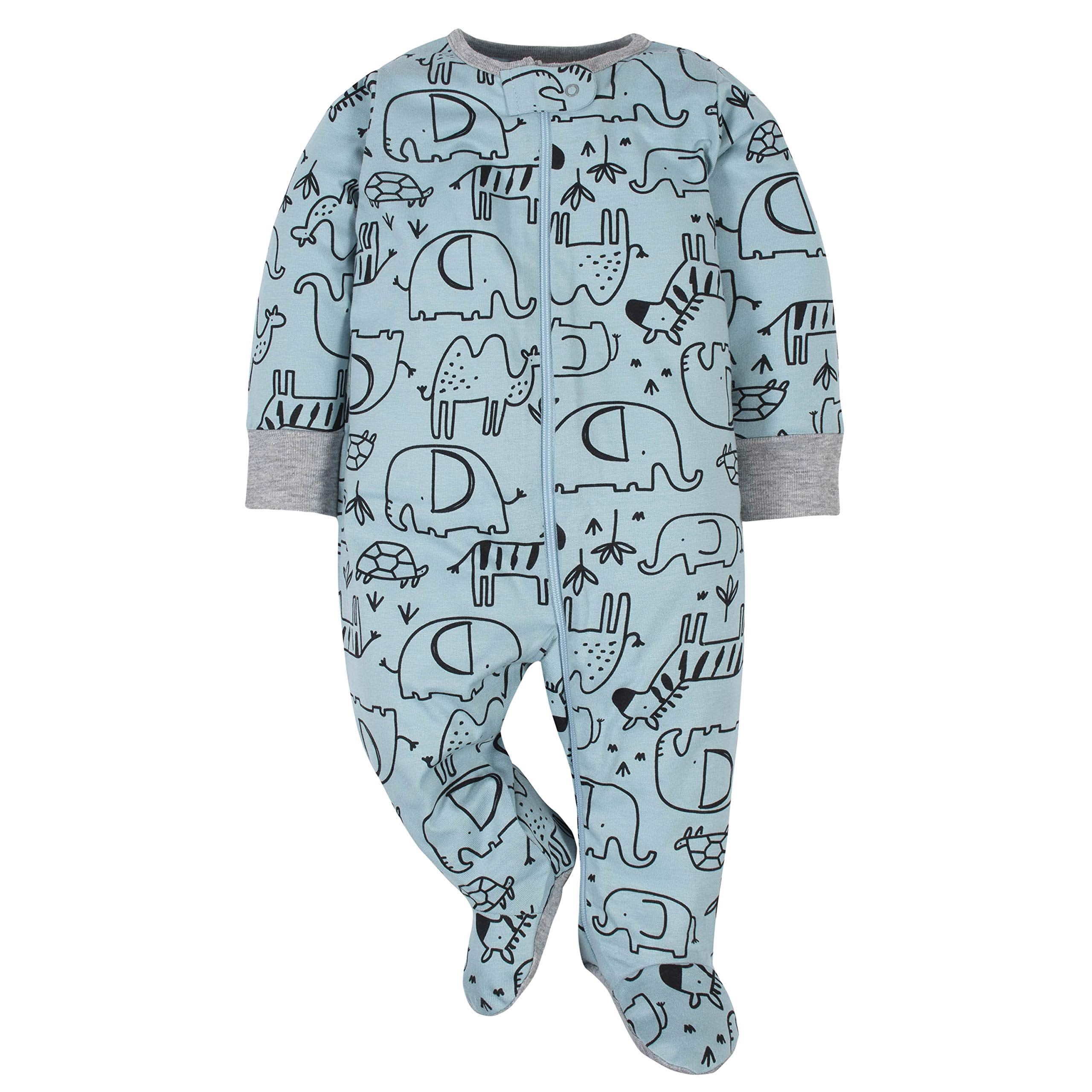 Gerber Baby Boys 4-Pack Sleep 'N Play Footie