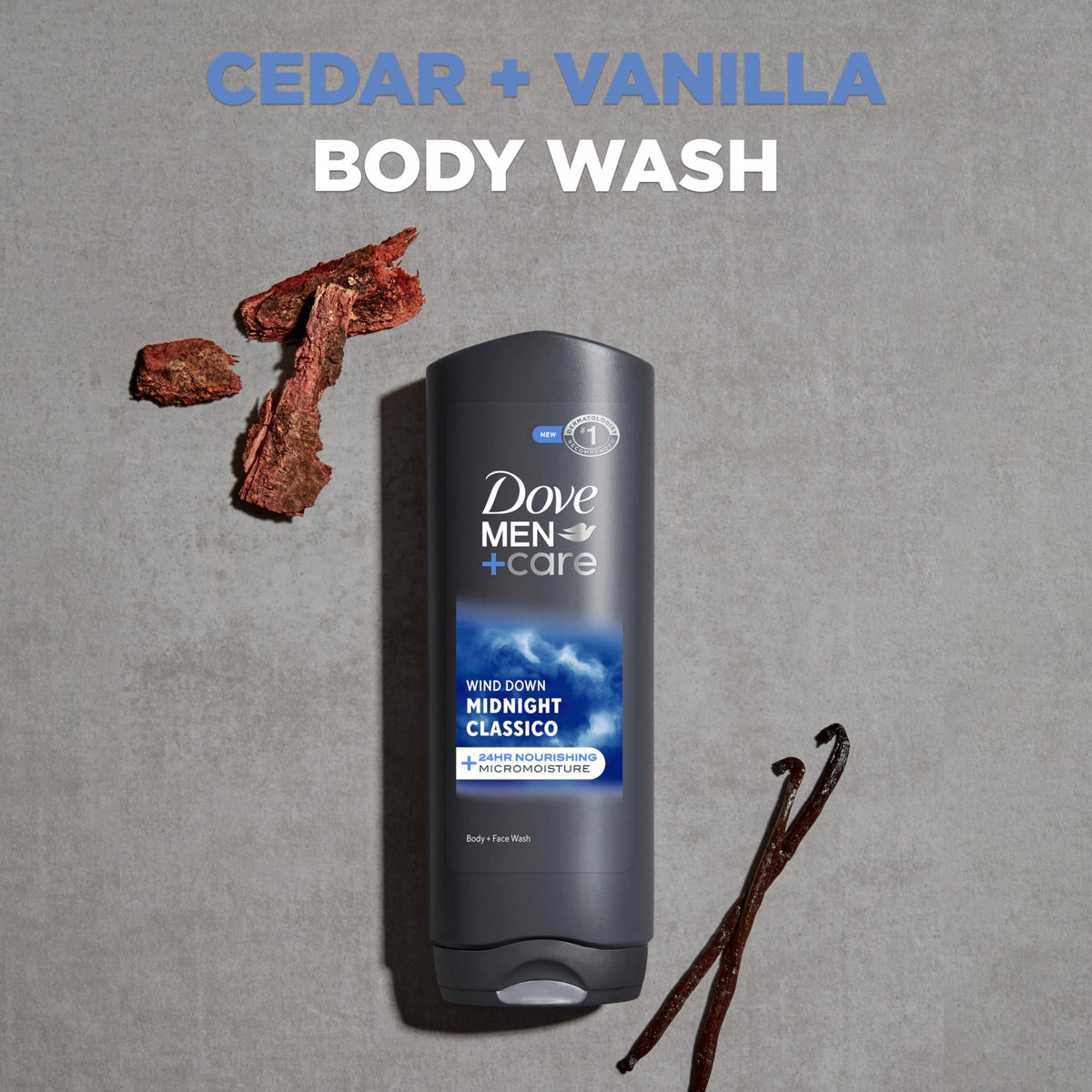 DOVE MEN Moisturizing Body Wash for Men, Eucalyptus + Cedar Oil, 26oz