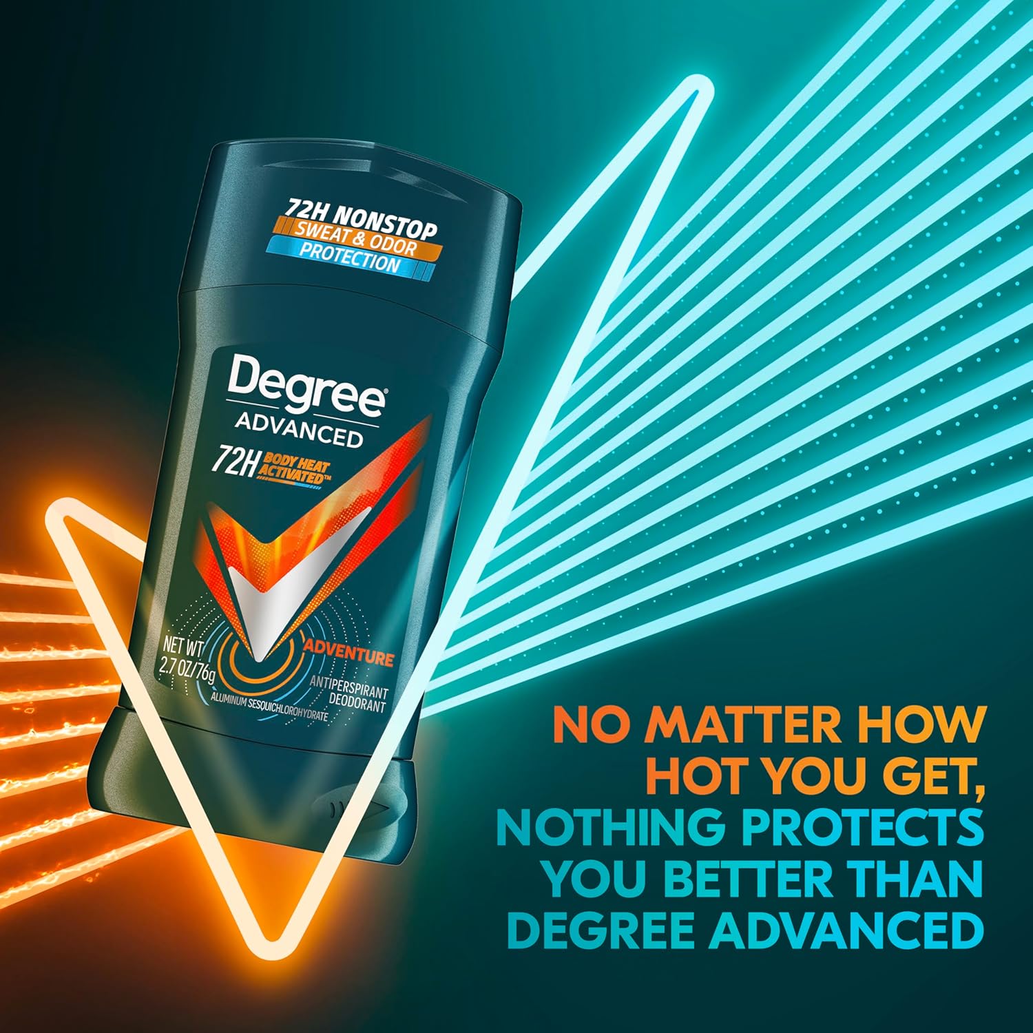 Degree Men Advanced Protection Antiperspirant Deodorant, Adventure, 2.7 oz, 2-Pack
