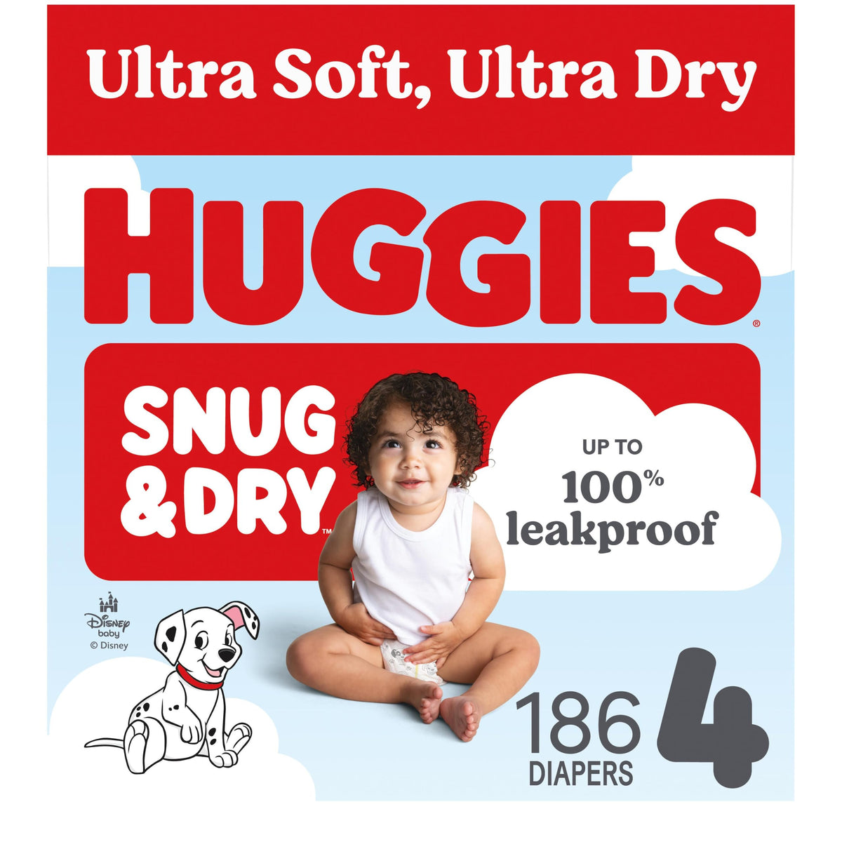 Huggies Snug & Dry Diapers Size 1, 44 Count