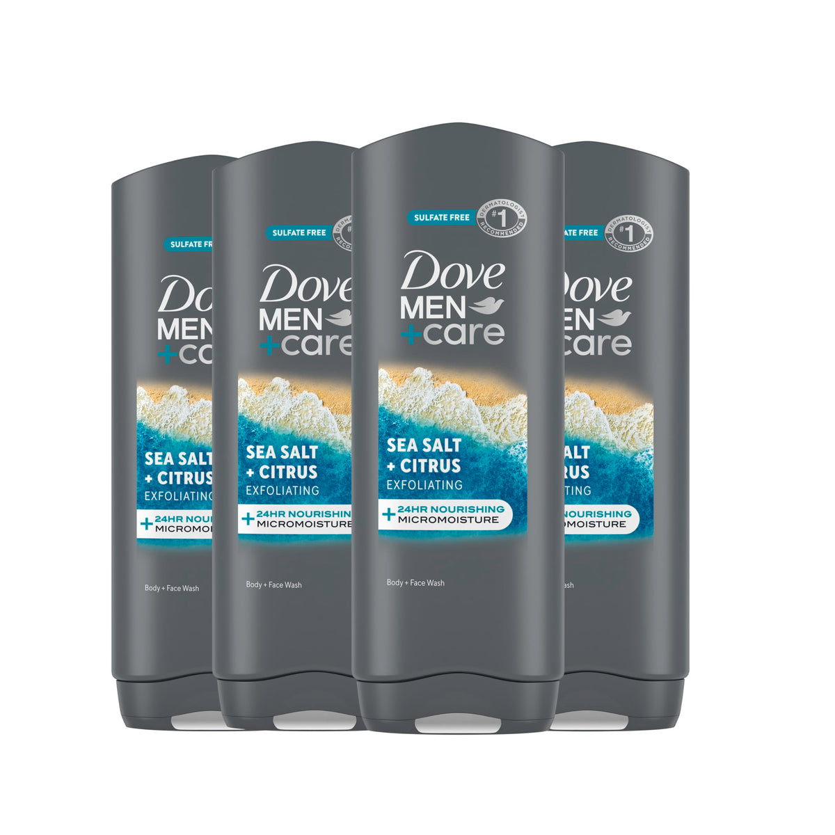 DOVE MEN Moisturizing Body Wash for Men, Eucalyptus + Cedar Oil, 26oz