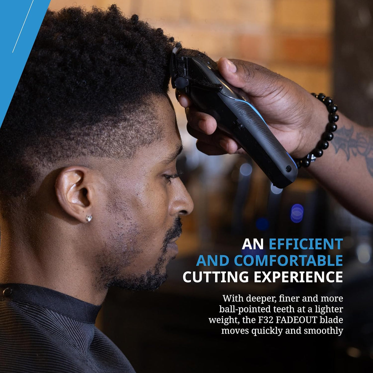 Wahl Professional 5 Star Vapor Cord/Cordless Clipper, F32 Fadeout Blade
