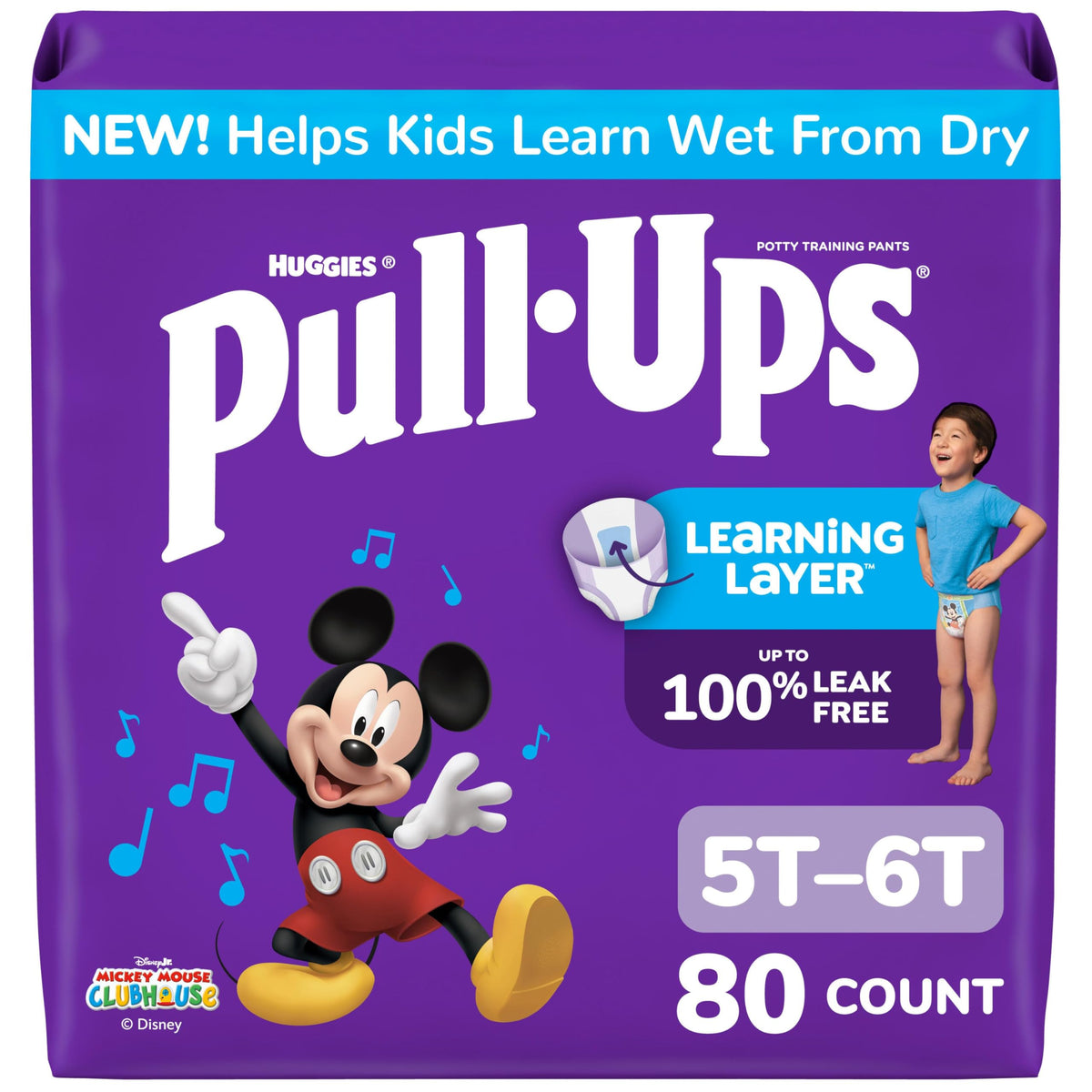 Pull-Ups Boys' Potty Training Pants, Size 3T-4T, 112 Count