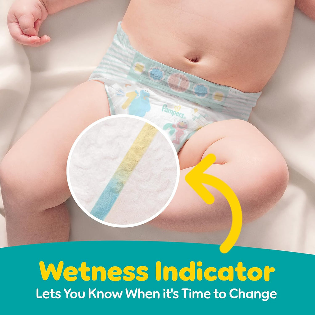 Pampers Diapers - Baby Dry - Size 3, 104 Count, Absorbent Disposable Infant Diaper (Packaging May Vary)