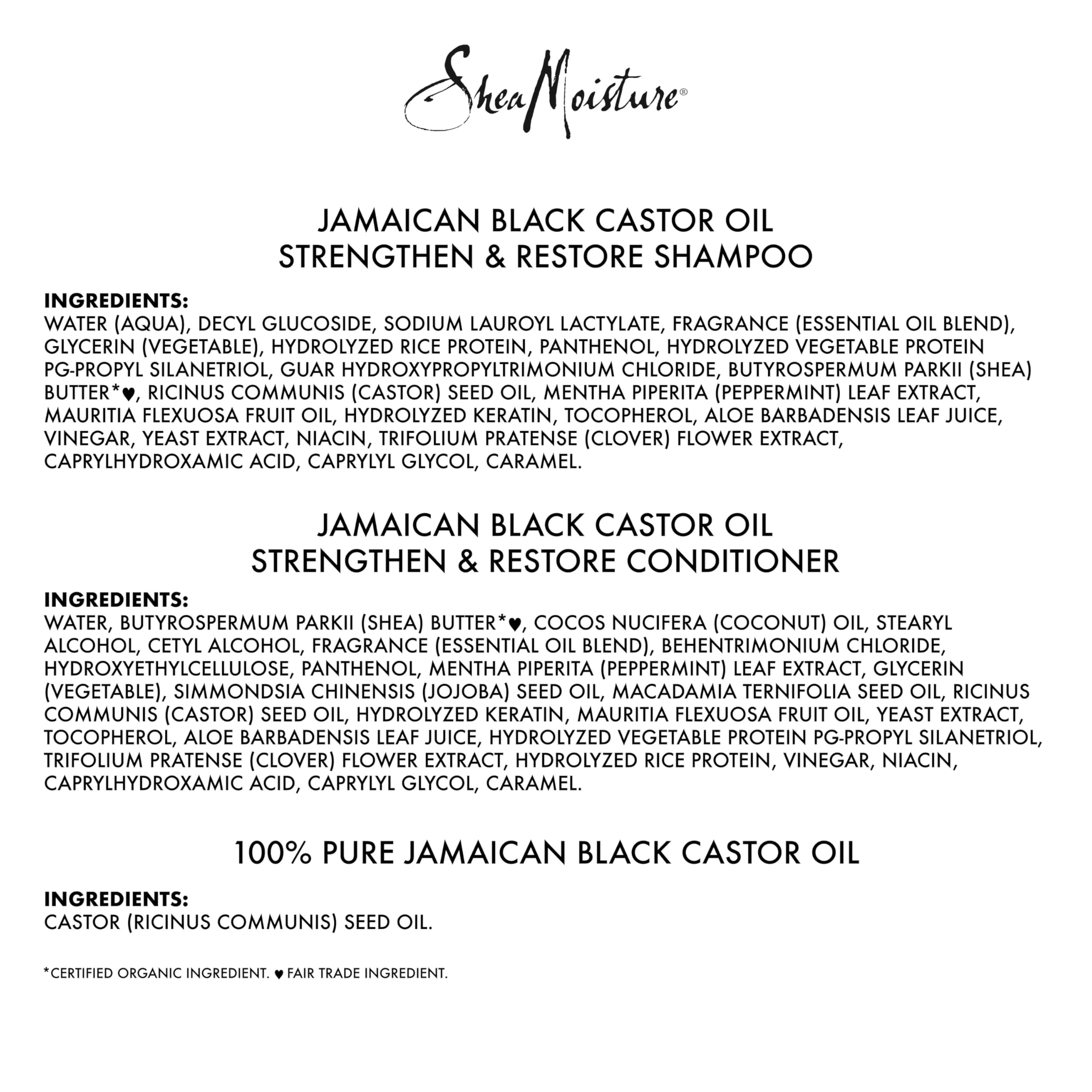 SheaMoisture Jamaican Black Castor Oil Care Set