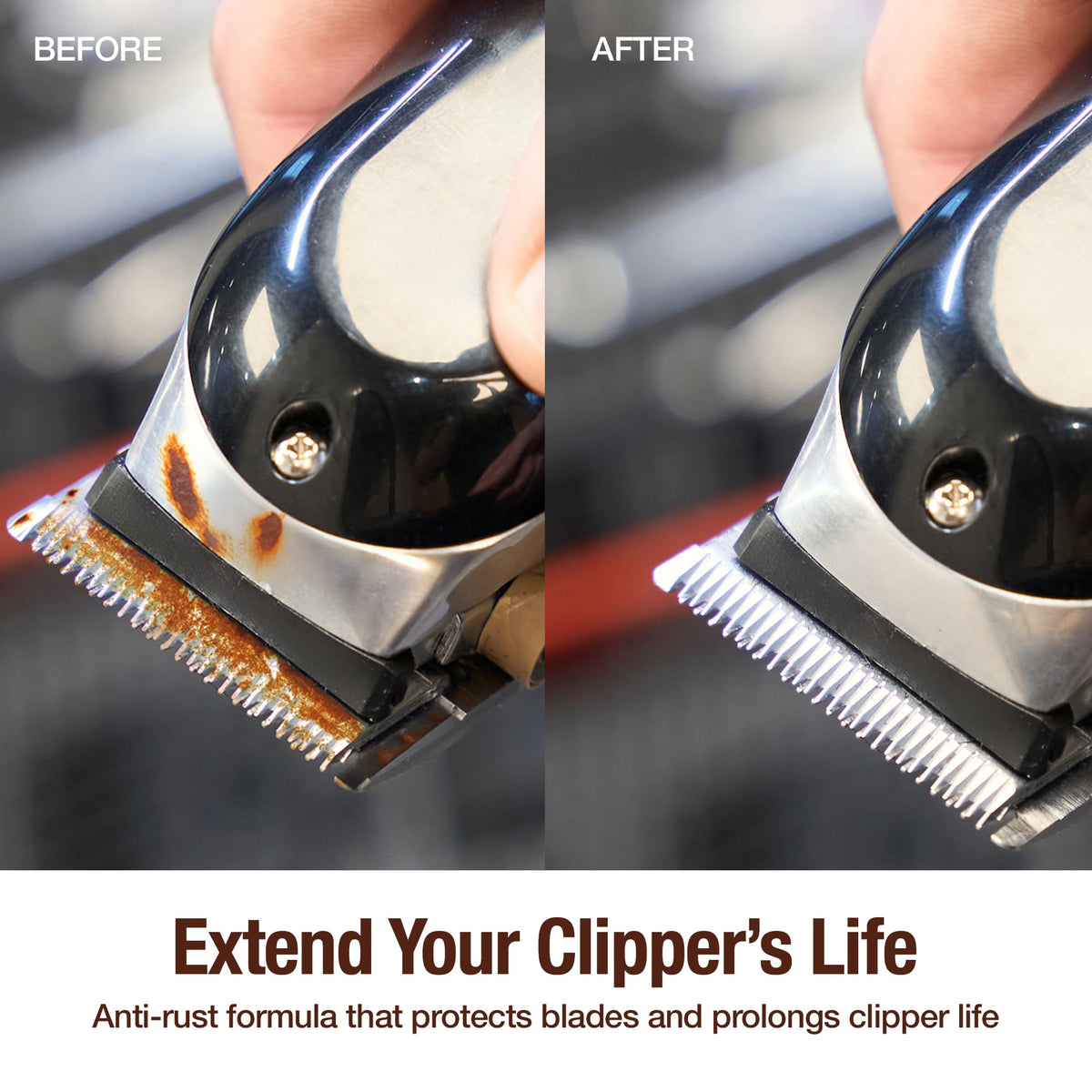 CLIPPERCIDE 5-in-1 Clipper Disinfectant Spray 15oz, 6 Pack | Cleans, Lubricates, Cools, Prevents Rust & Disinfects | Professional Clipper Spray for Barbers, Stylists & Pet Groomers | Made by BARBICIDE