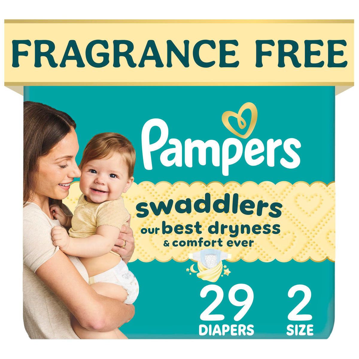 Swaddlers Diapers, Size 5 (20-37 lbs), 132 Count, Fragrance Free, Hypoallergenic, Absorbent, Pediatrician Recommended, Skin Safe
