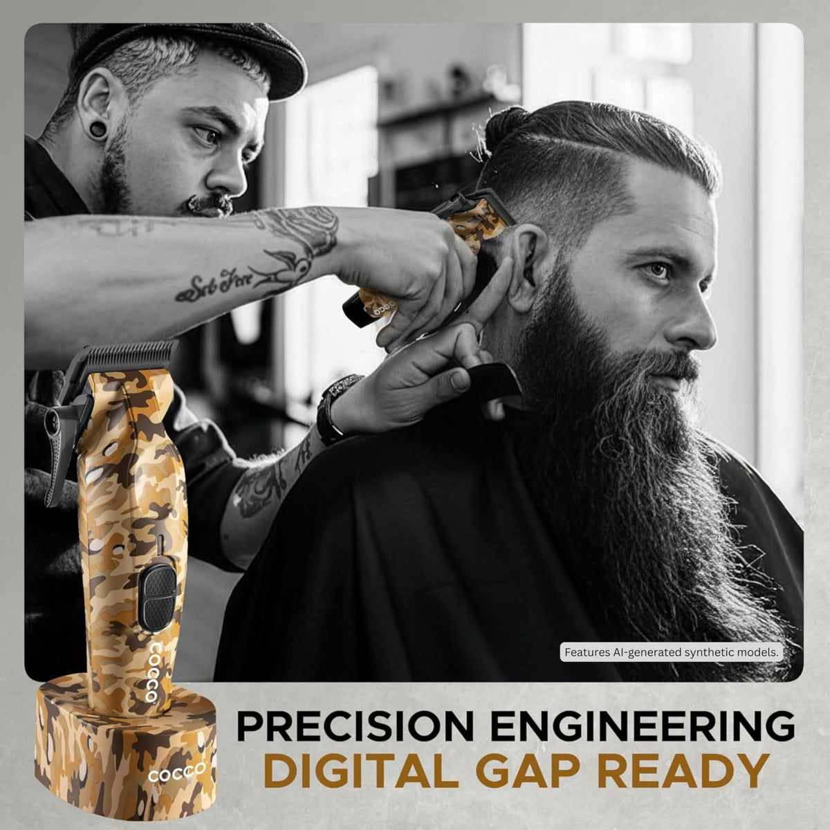 Cocco Hyper Veloce Pro High Performance Cordless Brushless Hair Clipper