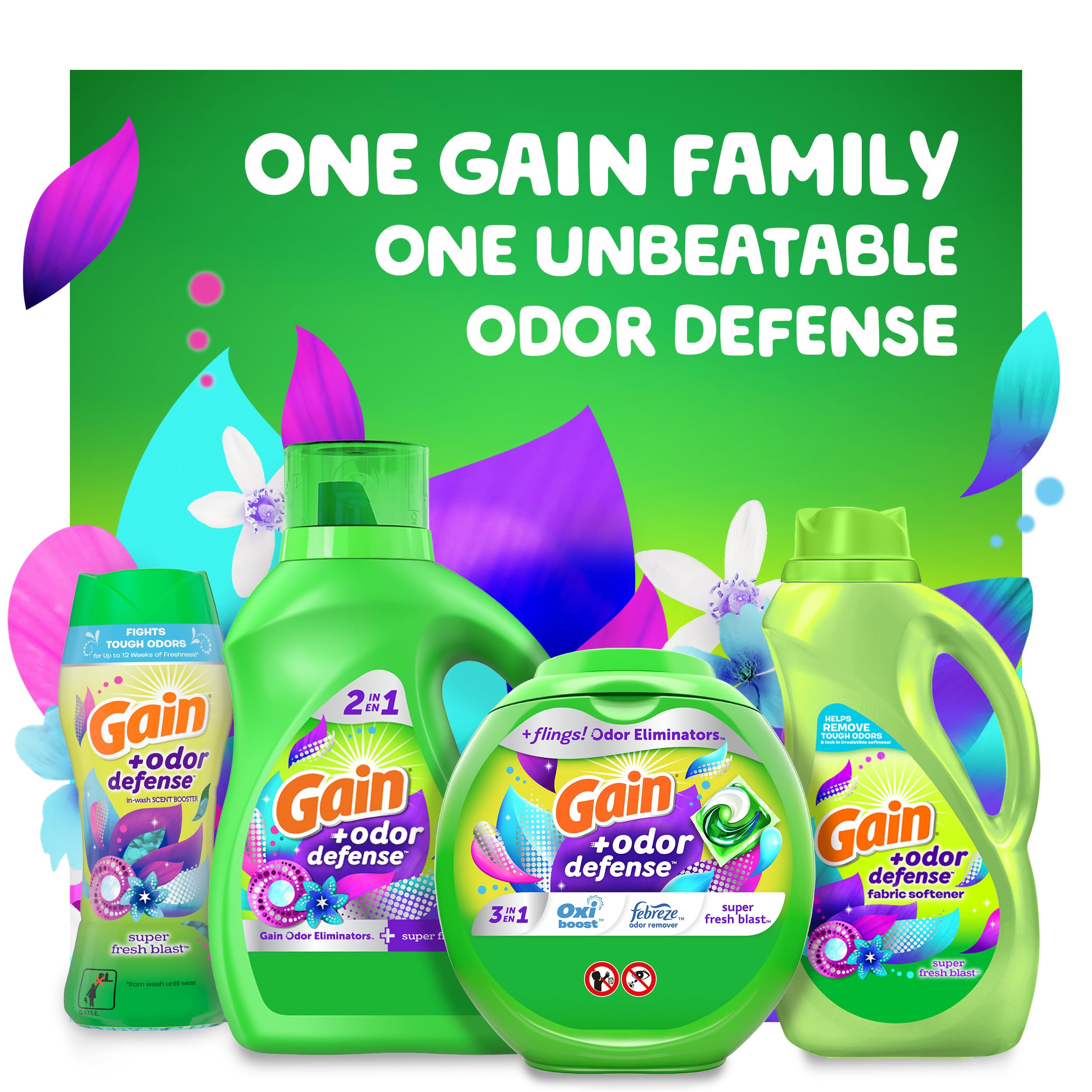 Gain Odor Defense Laundry Detergent