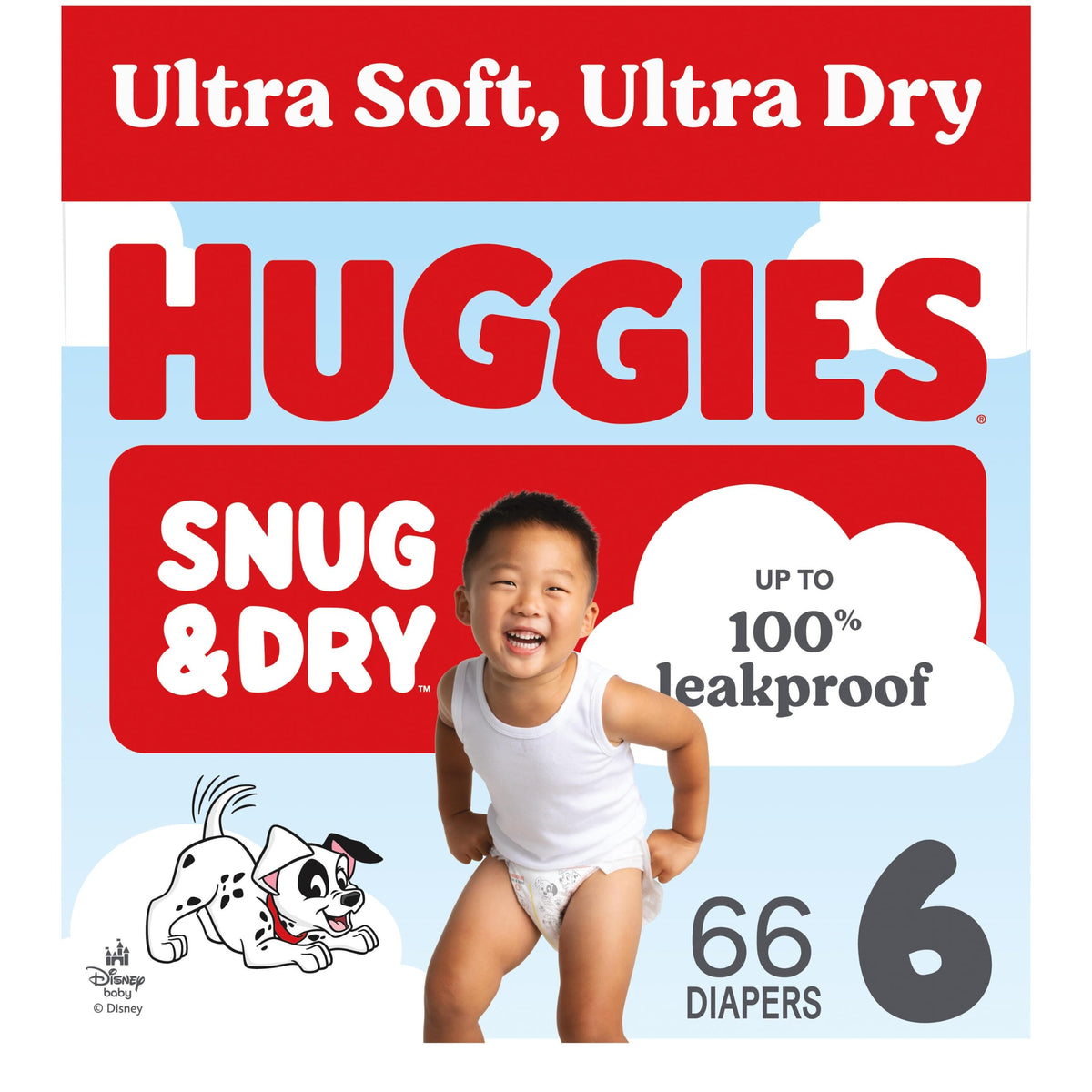 Huggies Snug & Dry Diapers Size 1, 44 Count
