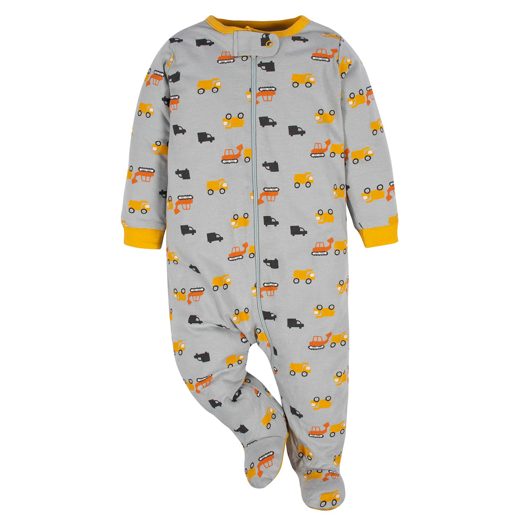 Gerber Baby Boys 4-Pack Sleep 'N Play Footie