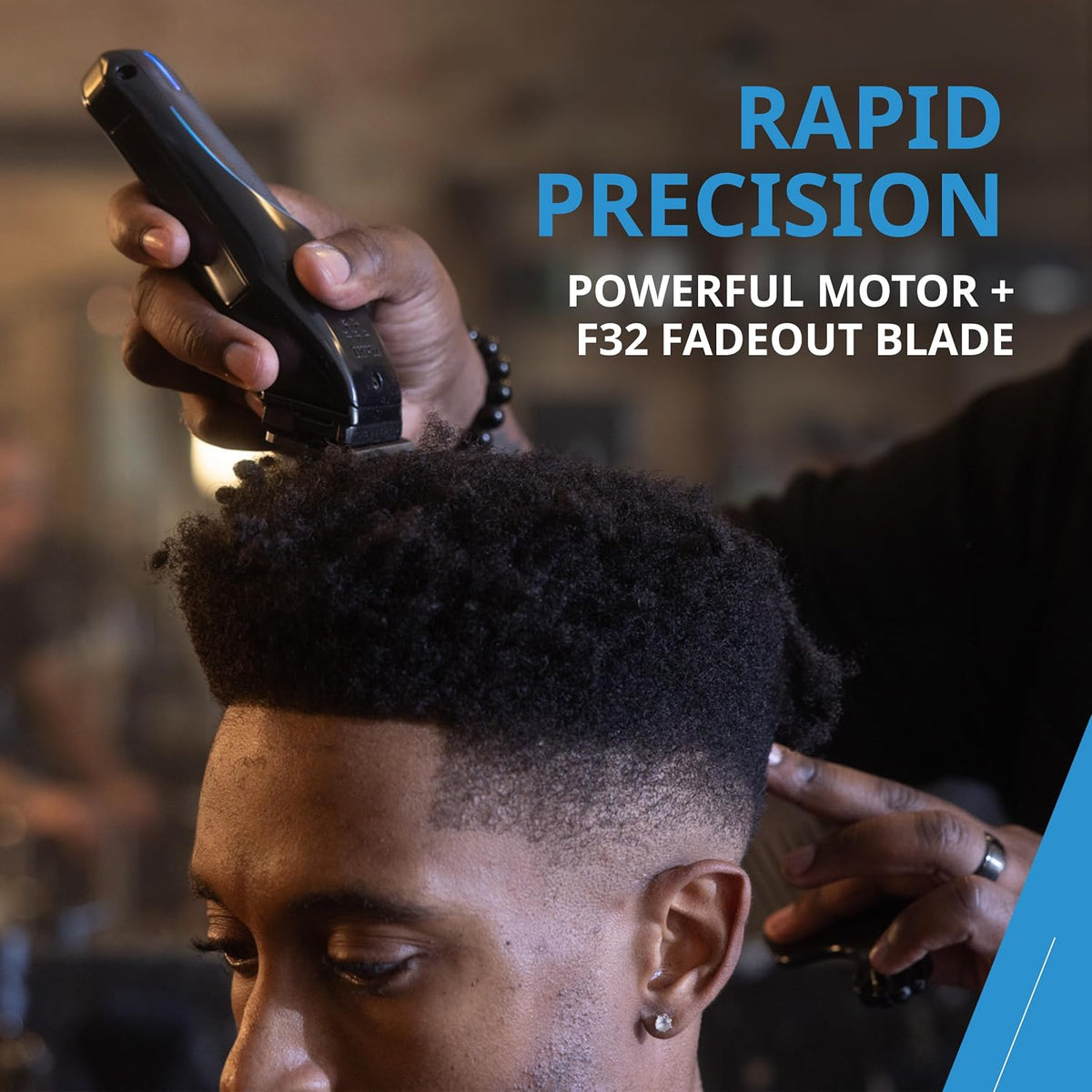 Wahl Professional 5 Star Vapor Cord/Cordless Clipper, F32 Fadeout Blade