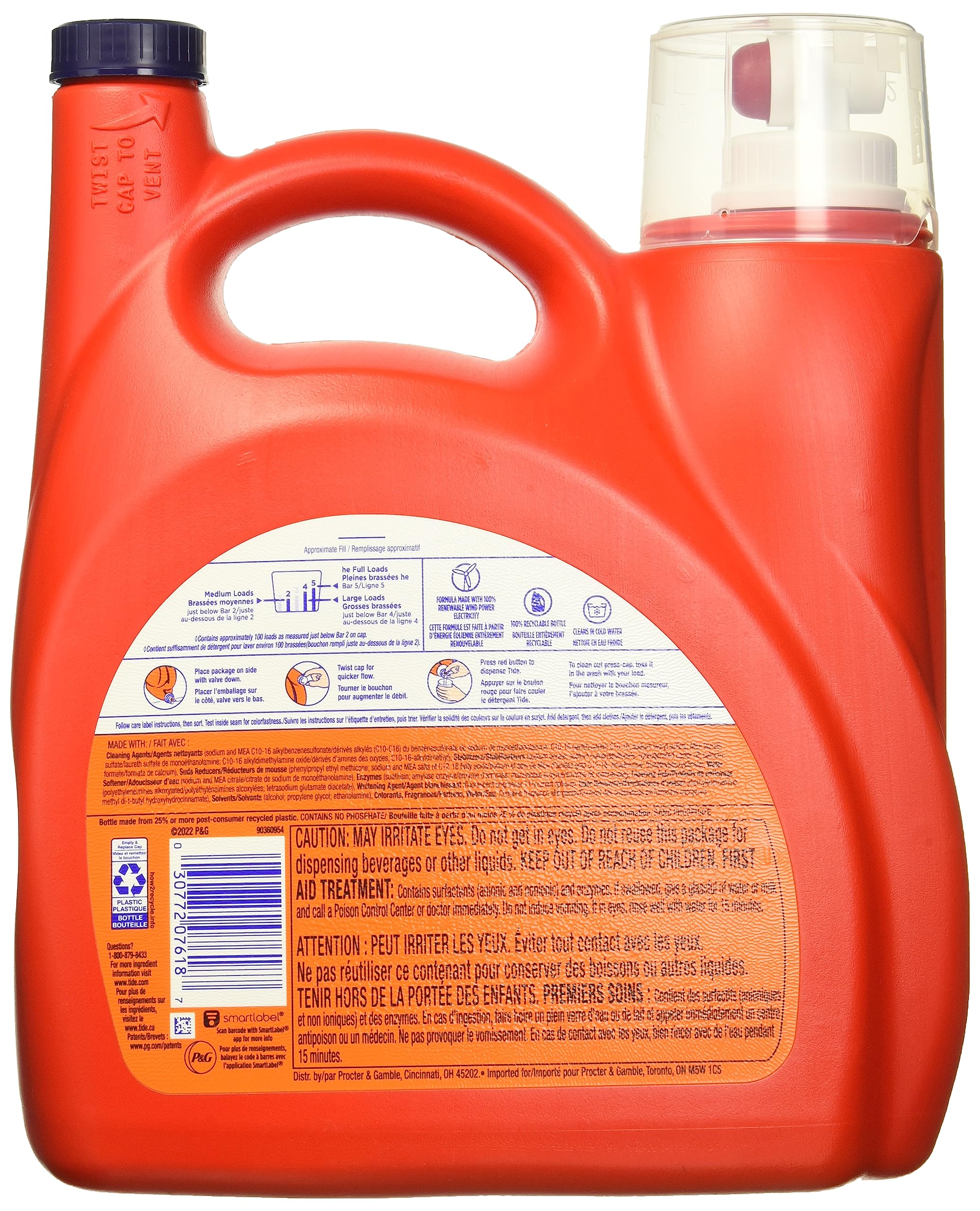 Tide Laundry Detergent – Original, 125oz