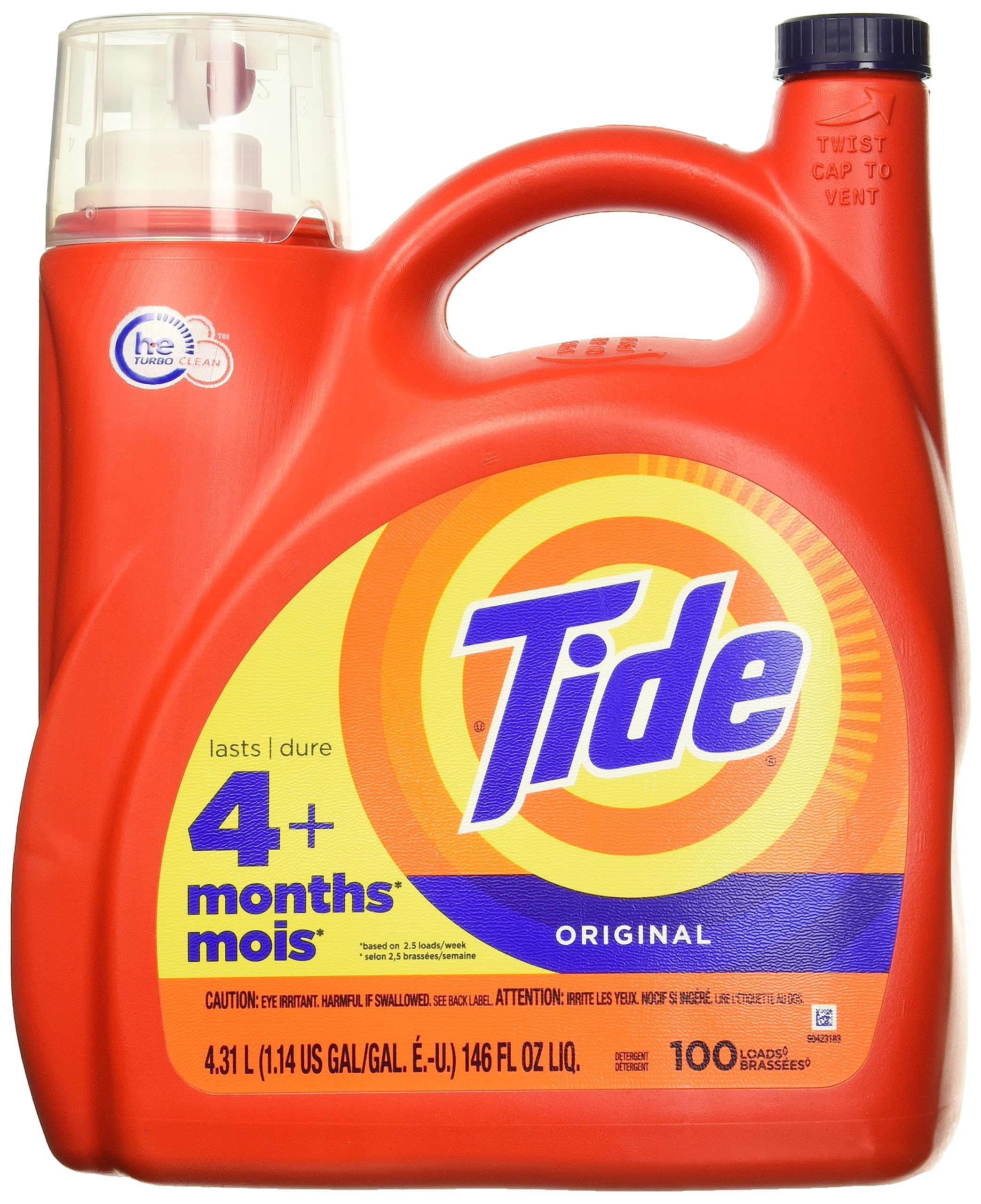 Tide Laundry Detergent – Original, 125oz