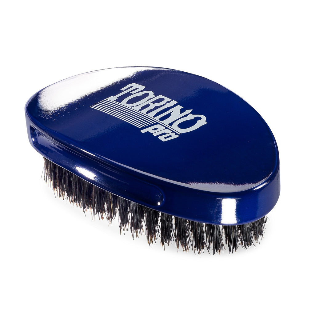 Torino Pro Wave Palm Brush #730 by Brush King - Medium Curve 360 Waves Multi-Purpose Brush