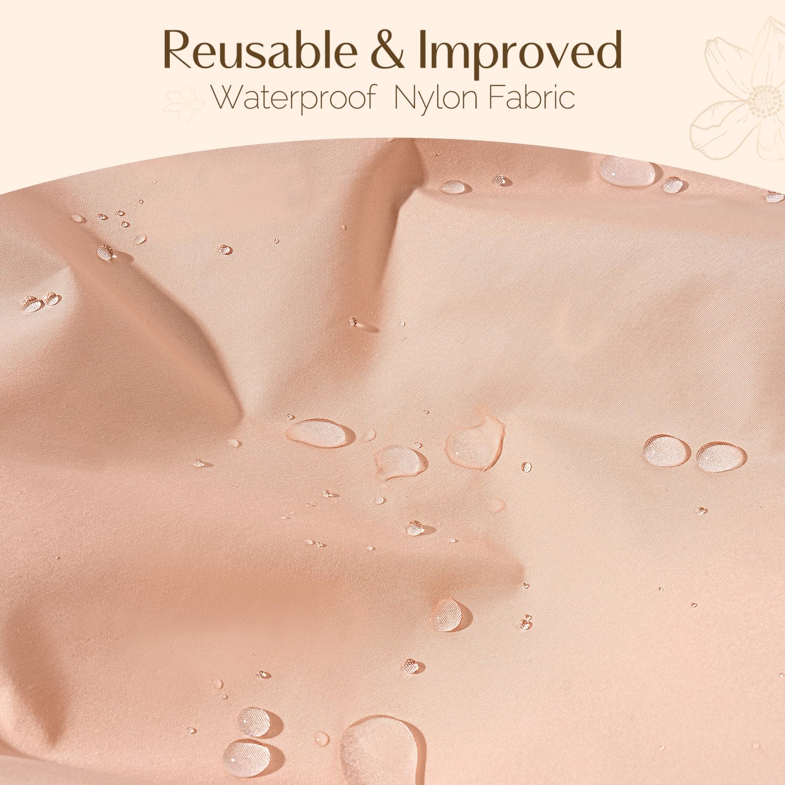 Yanibest Shower Cap – Waterproof Double Layer