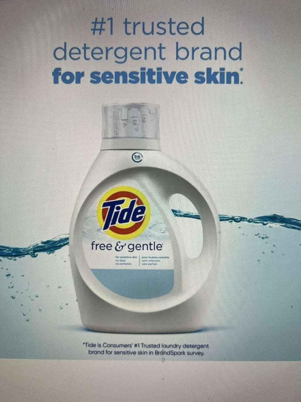 Tide Free & Gentle Laundry Detergent