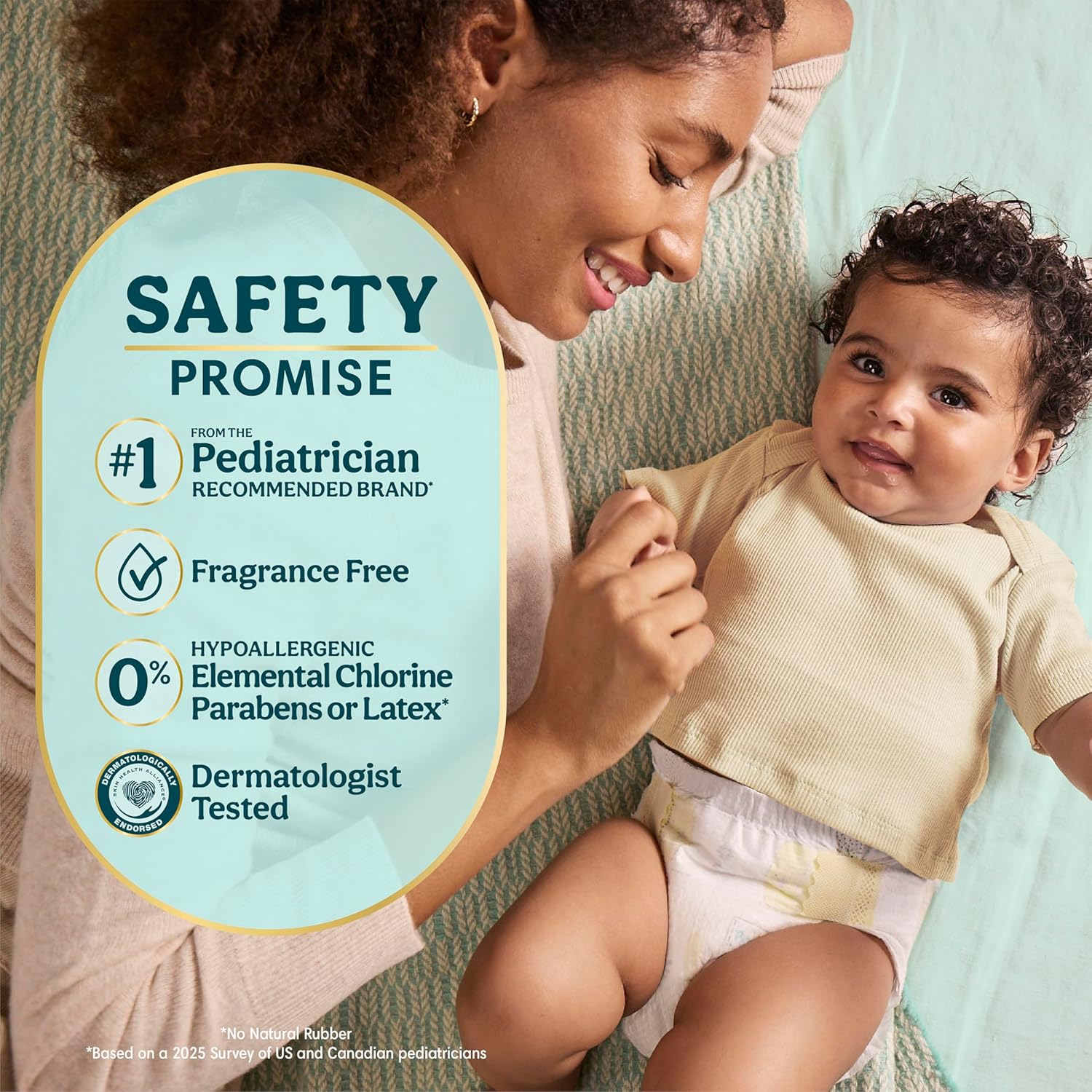 Pampers Swaddlers Newborn Diapers, Size Newborn (10 lbs), 84 Count, Fragrance Free, Hypoallergenic, Absorbent, Pediatrician Recommended, Skin Safe