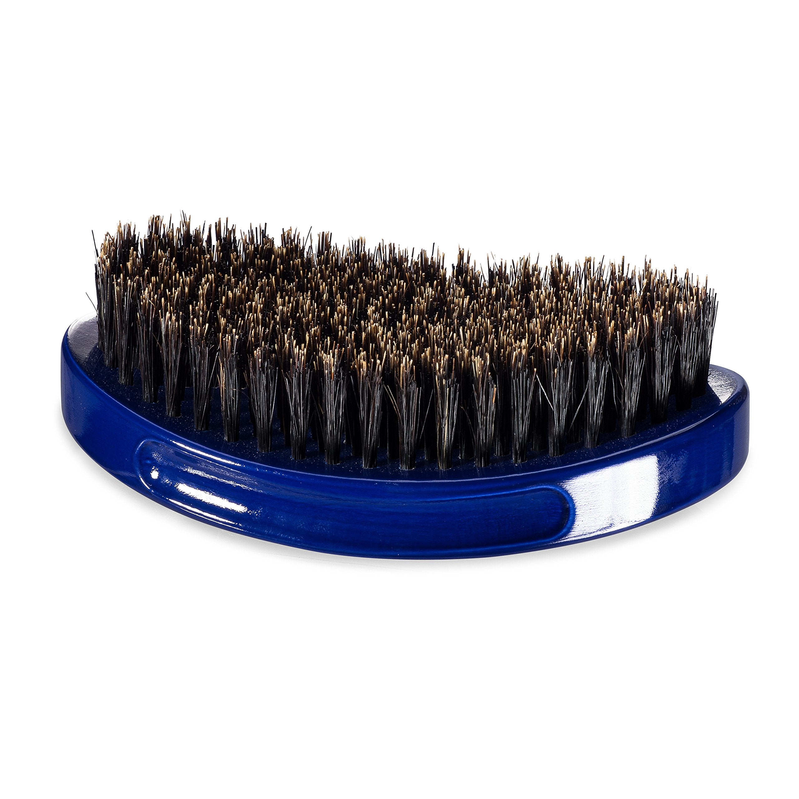 Torino Pro Wave Palm Brush #730 by Brush King - Medium Curve 360 Waves Multi-Purpose Brush