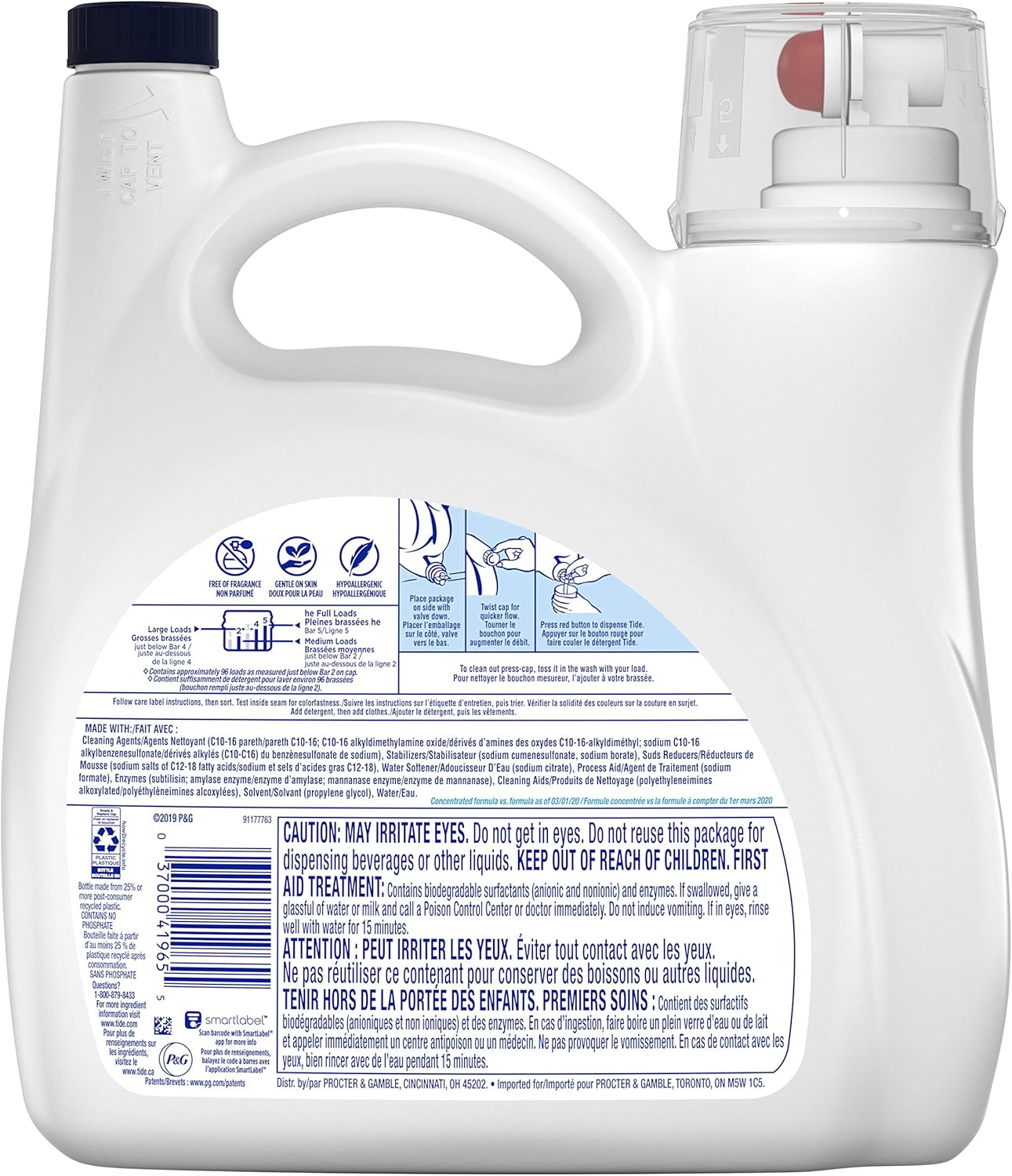 Tide Free & Gentle Laundry Detergent