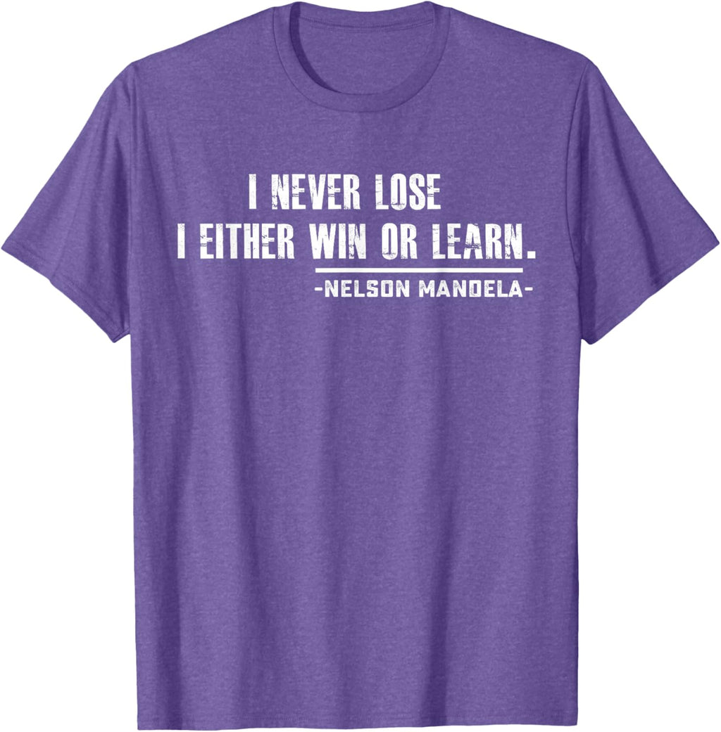 Nelson Mandela's Motivational T-Shirt Small