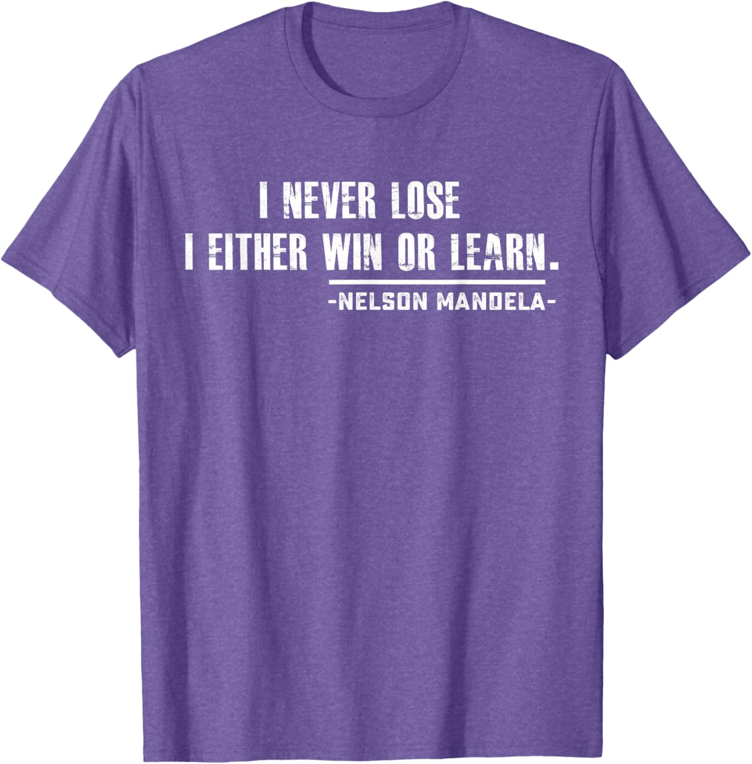 Nelson Mandela's Motivational T-Shirt Small