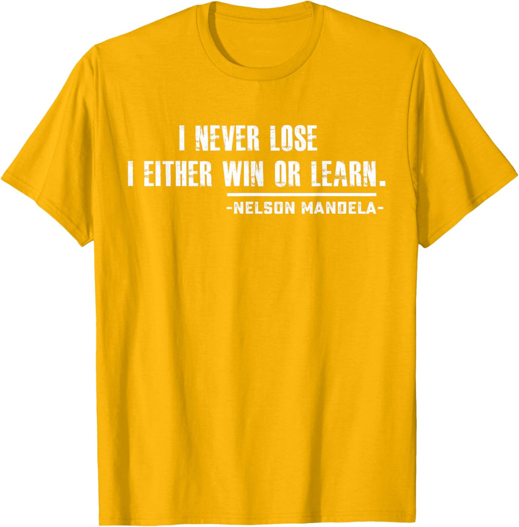 Nelson Mandela's Motivational T-Shirt Small