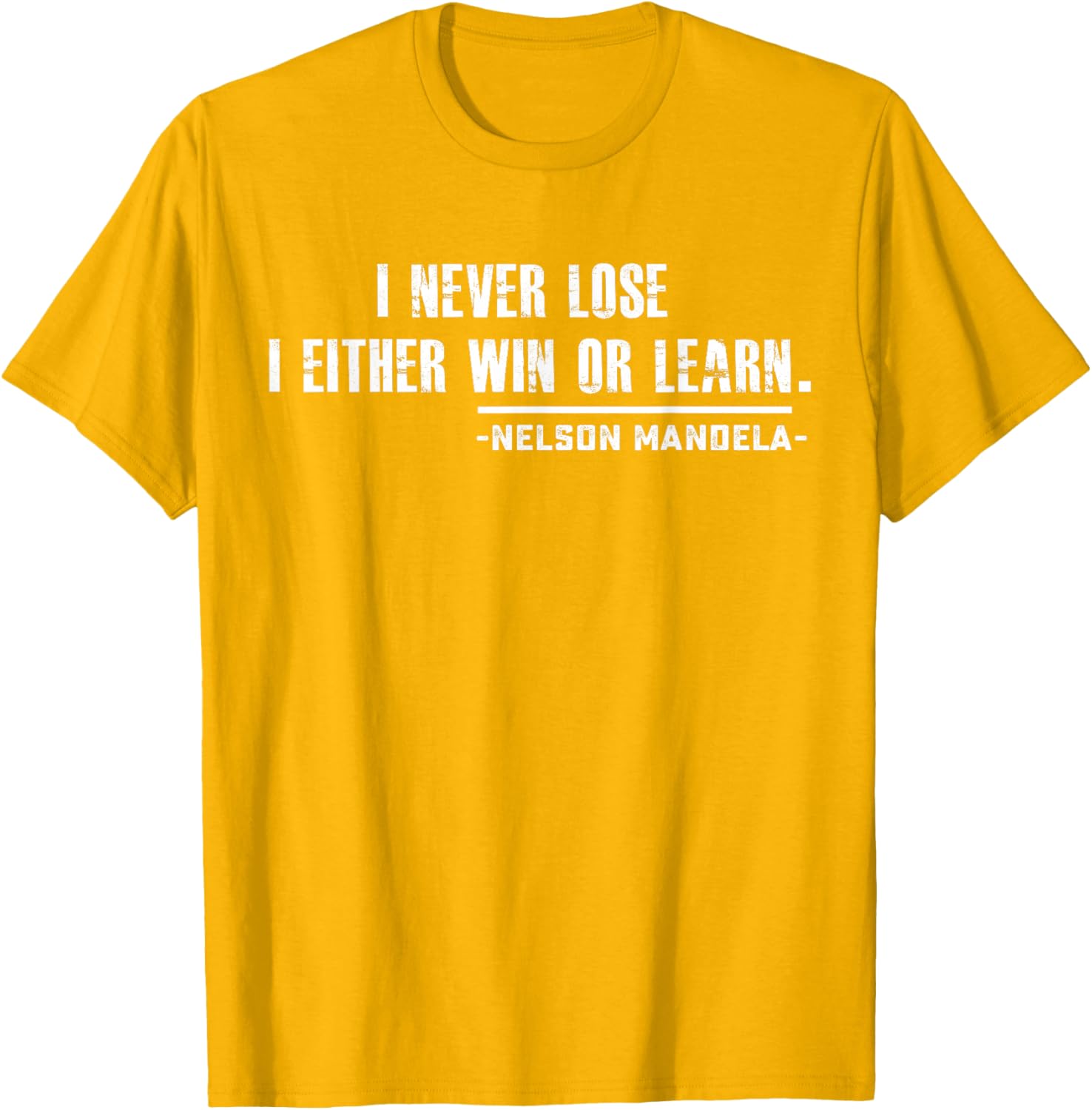 Nelson Mandela's Motivational T-Shirt Small