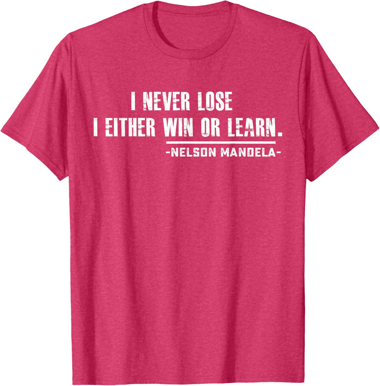 Nelson Mandela's Motivational T-Shirt Small