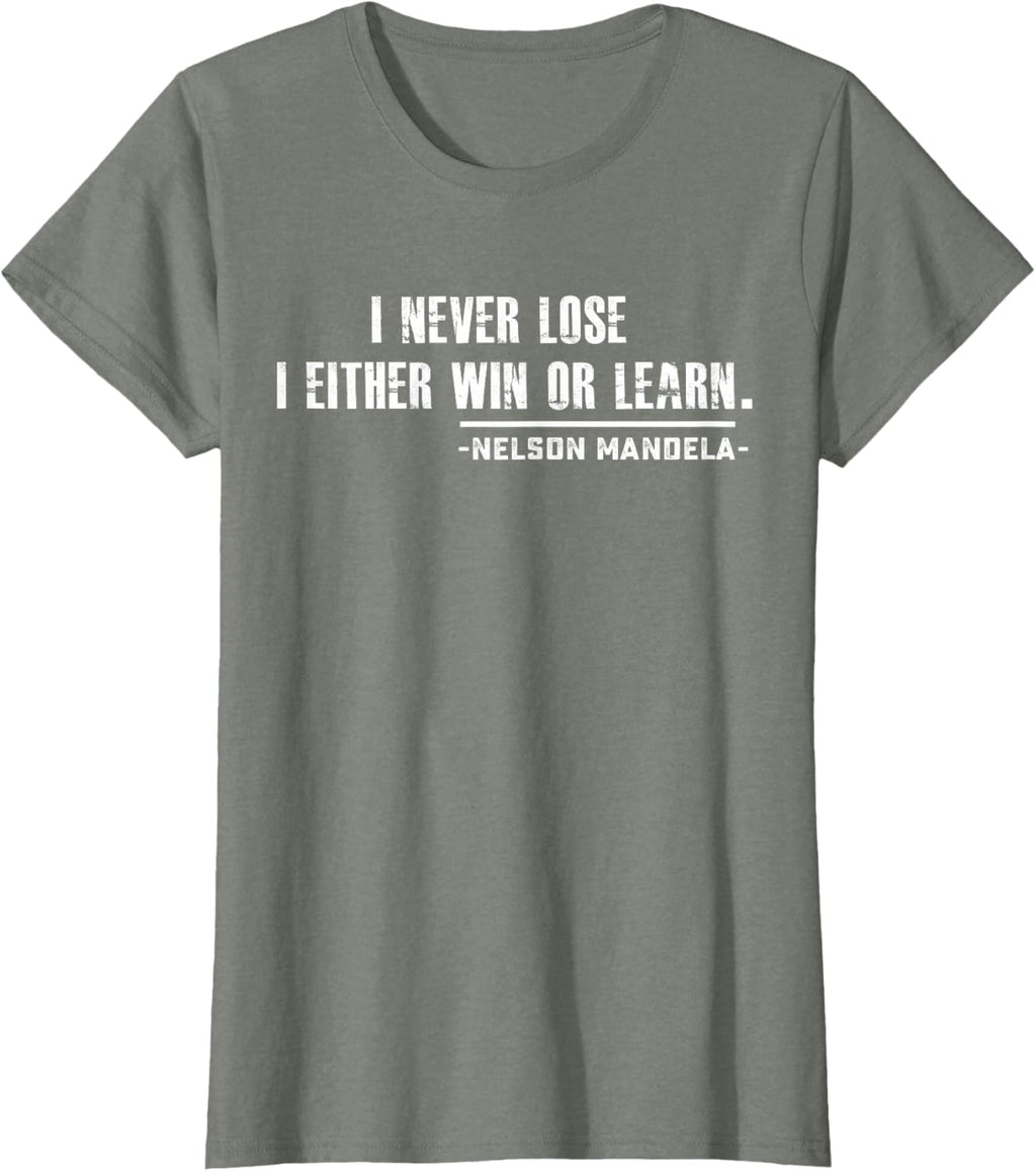 Nelson Mandela's Motivational T-Shirt Small