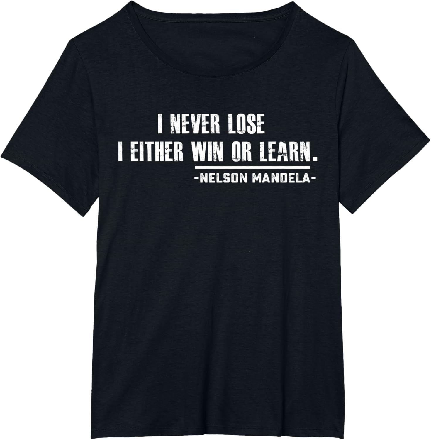 Nelson Mandela's Motivational T-Shirt Small