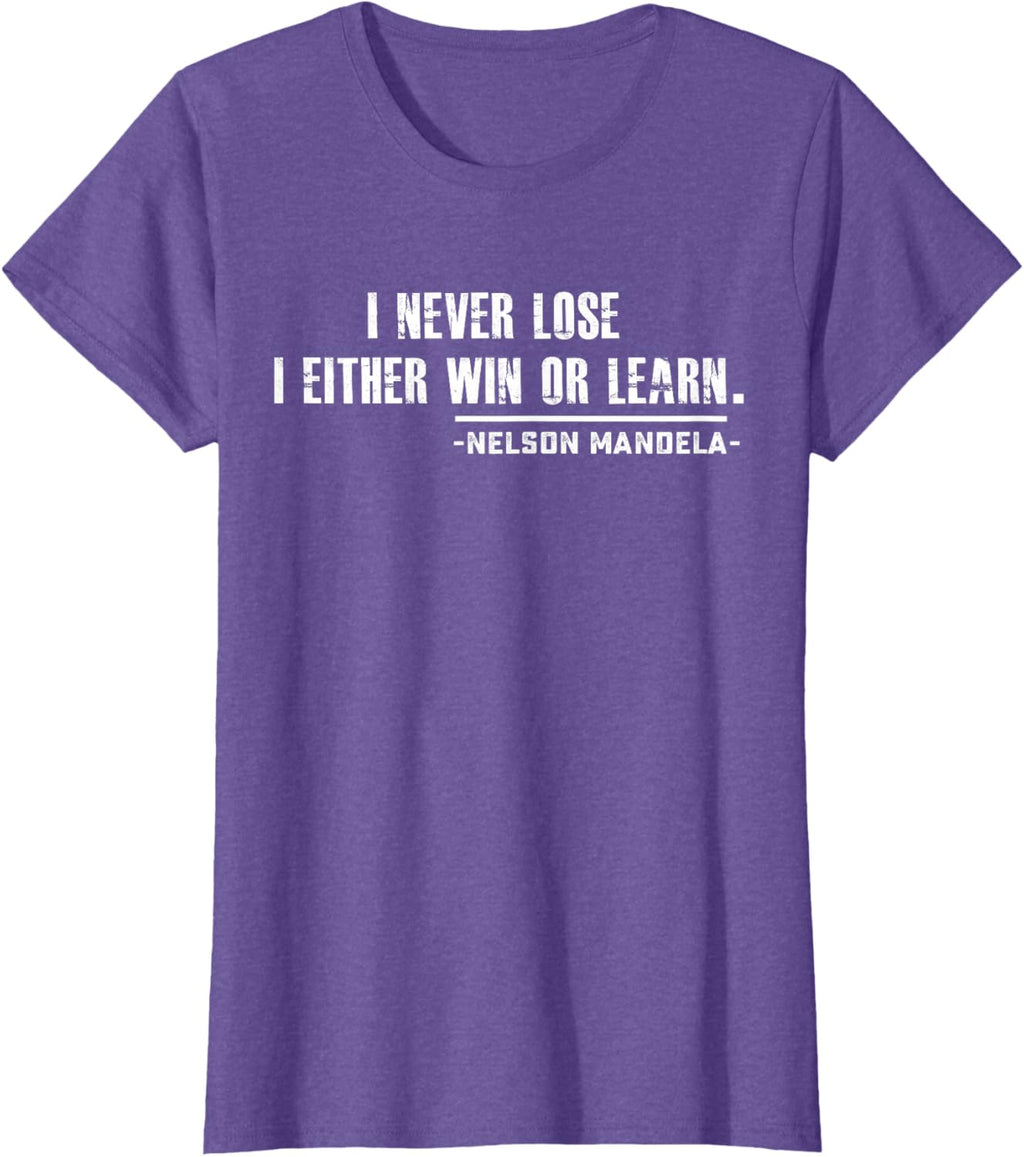 Nelson Mandela's Motivational T-Shirt Small
