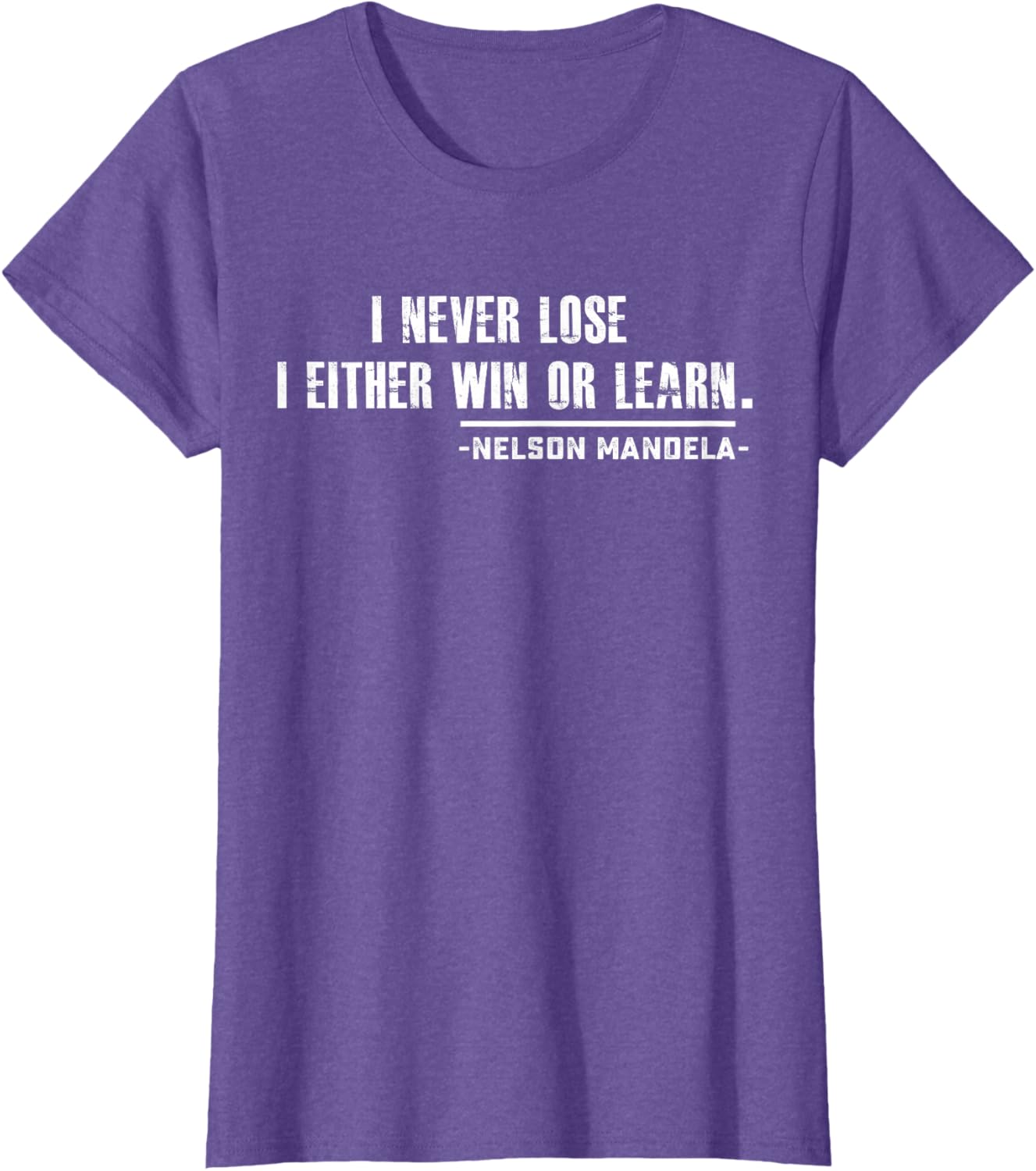 Nelson Mandela's Motivational T-Shirt Small