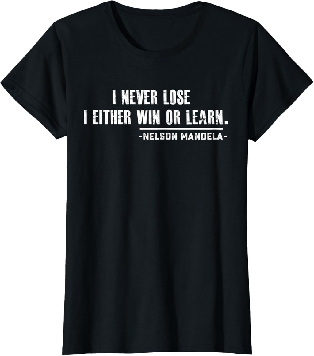Nelson Mandela's Motivational T-Shirt Small