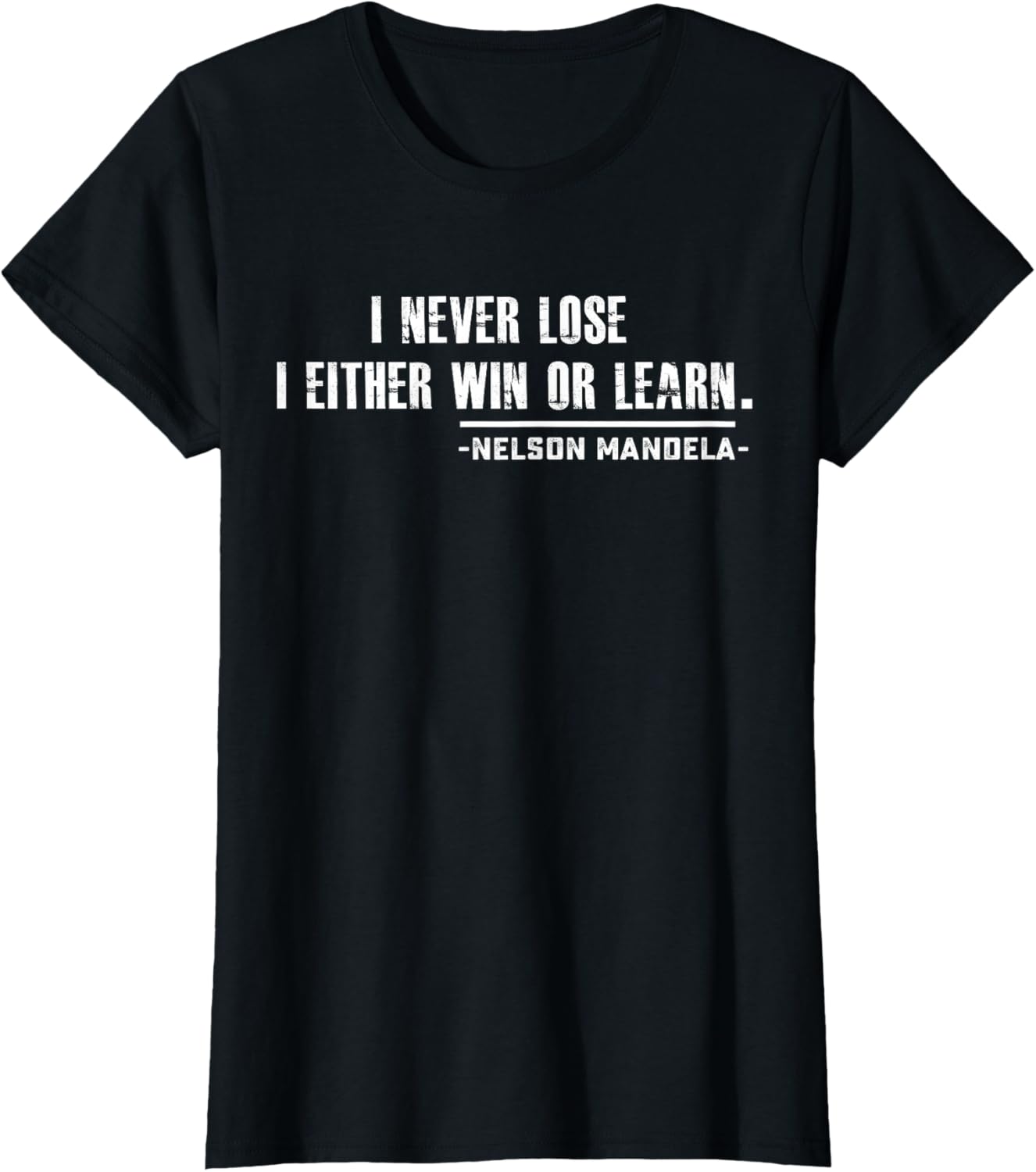 Nelson Mandela's Motivational T-Shirt Small