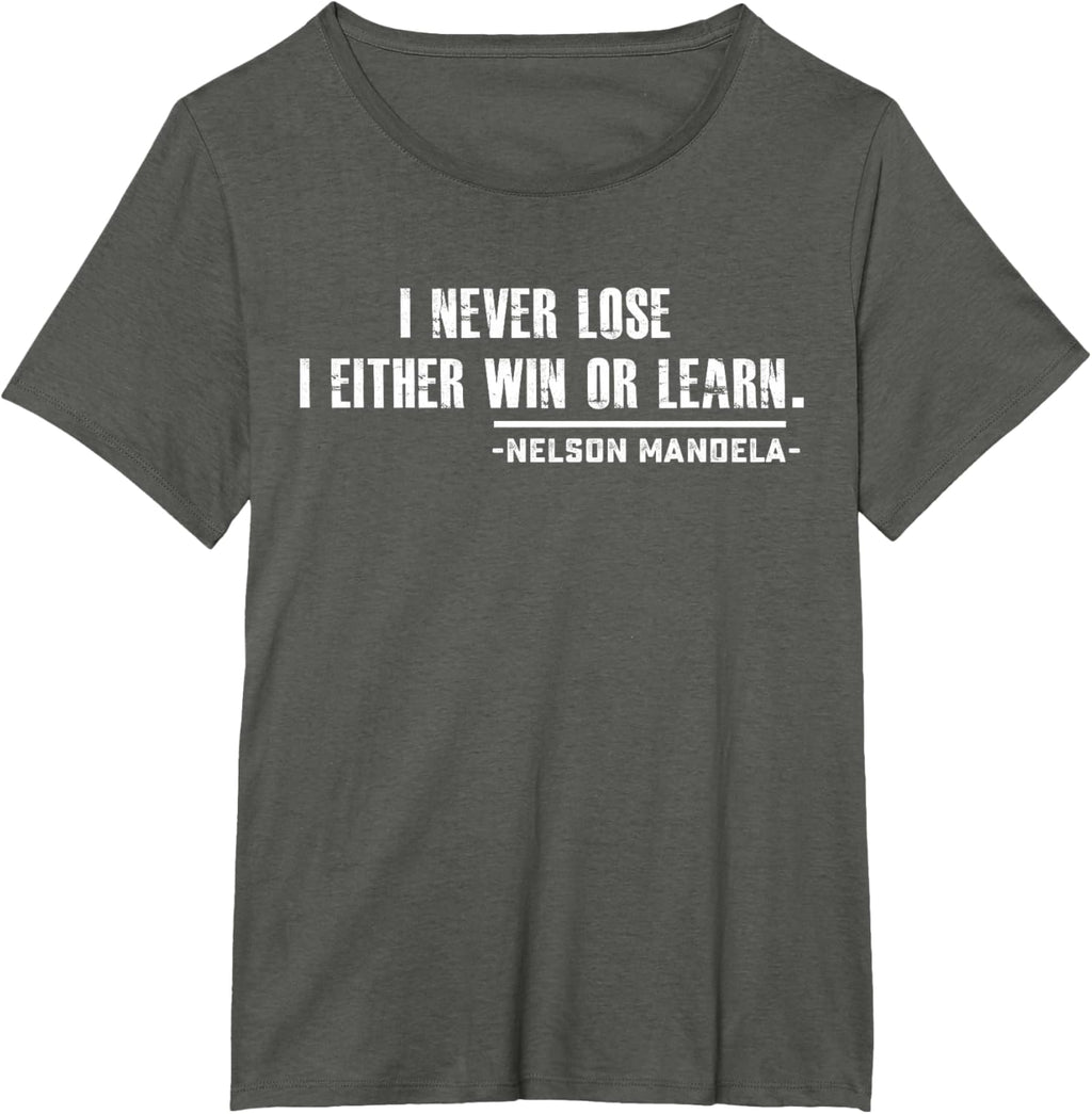 Nelson Mandela's Motivational T-Shirt Small