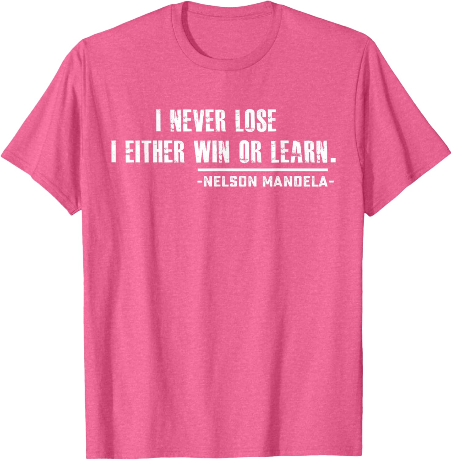 Nelson Mandela's Motivational T-Shirt Small