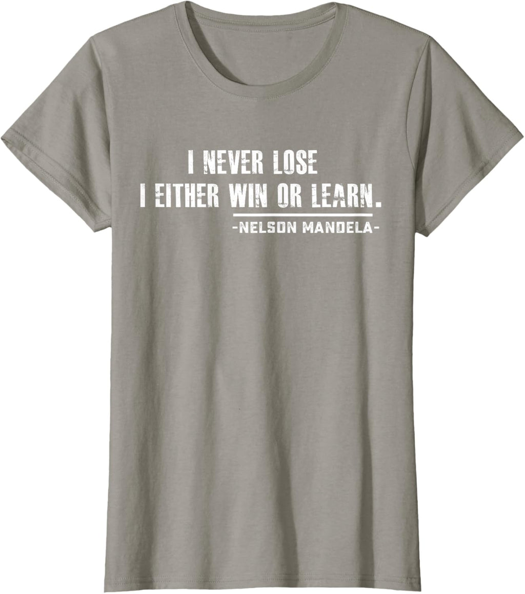 Nelson Mandela's Motivational T-Shirt Small