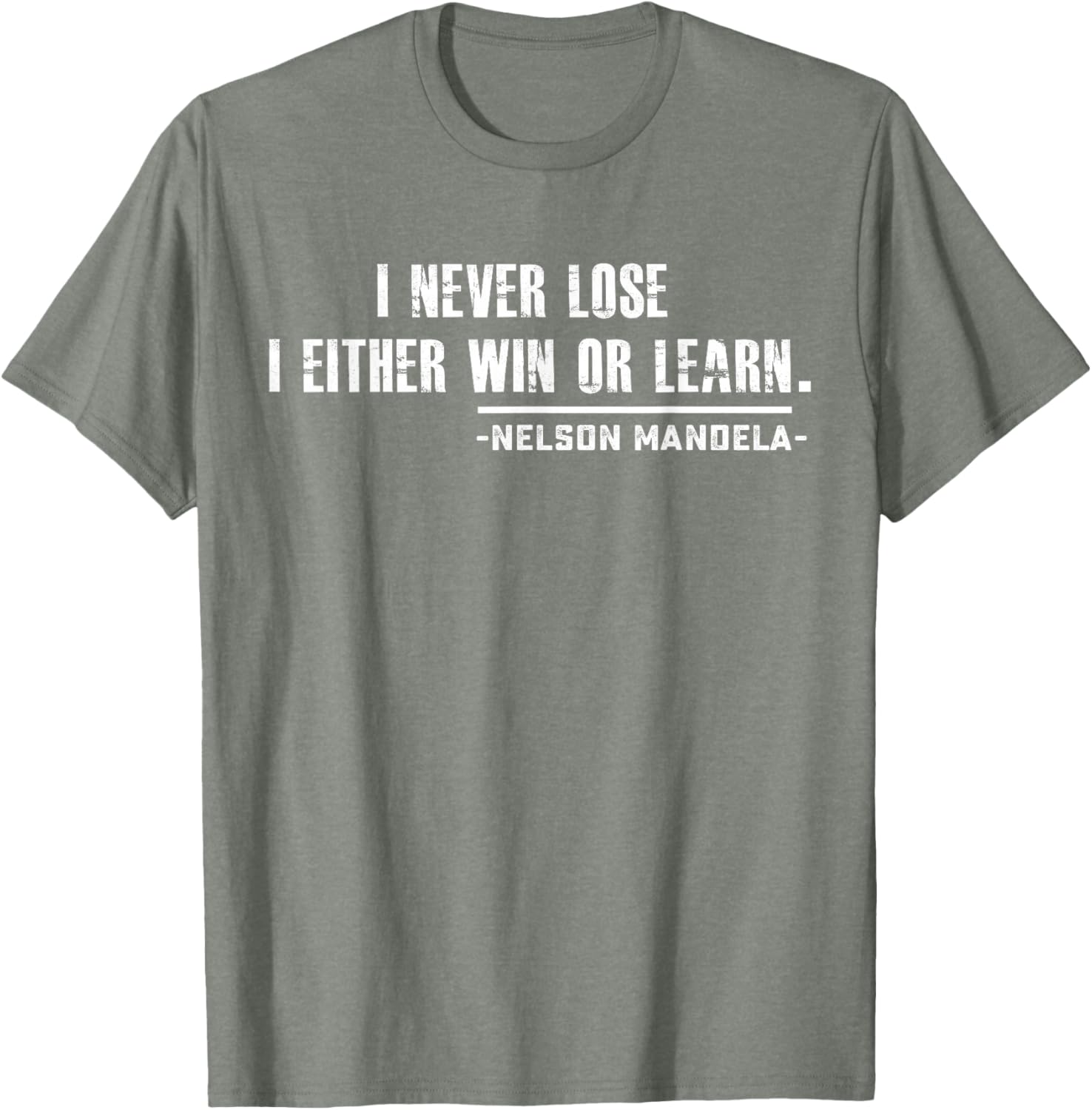 Nelson Mandela's Motivational T-Shirt Small